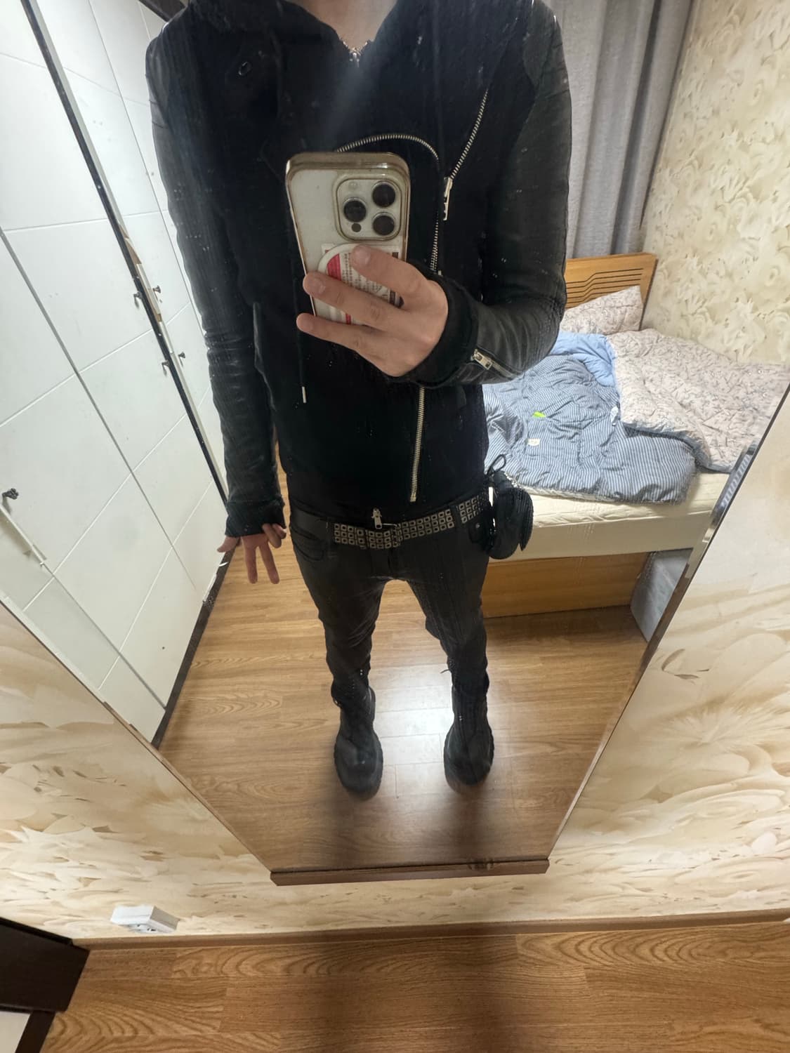 20fw 릭오웬스 다크쉐도우 타이론 컷. Sbw 코팅진 32 상품이미지6