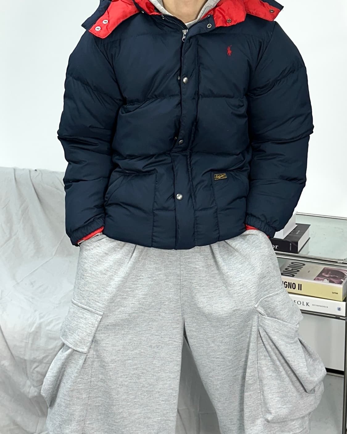 폴로 랄프로렌 레드포니 다운 패딩 XL 상품이미지1