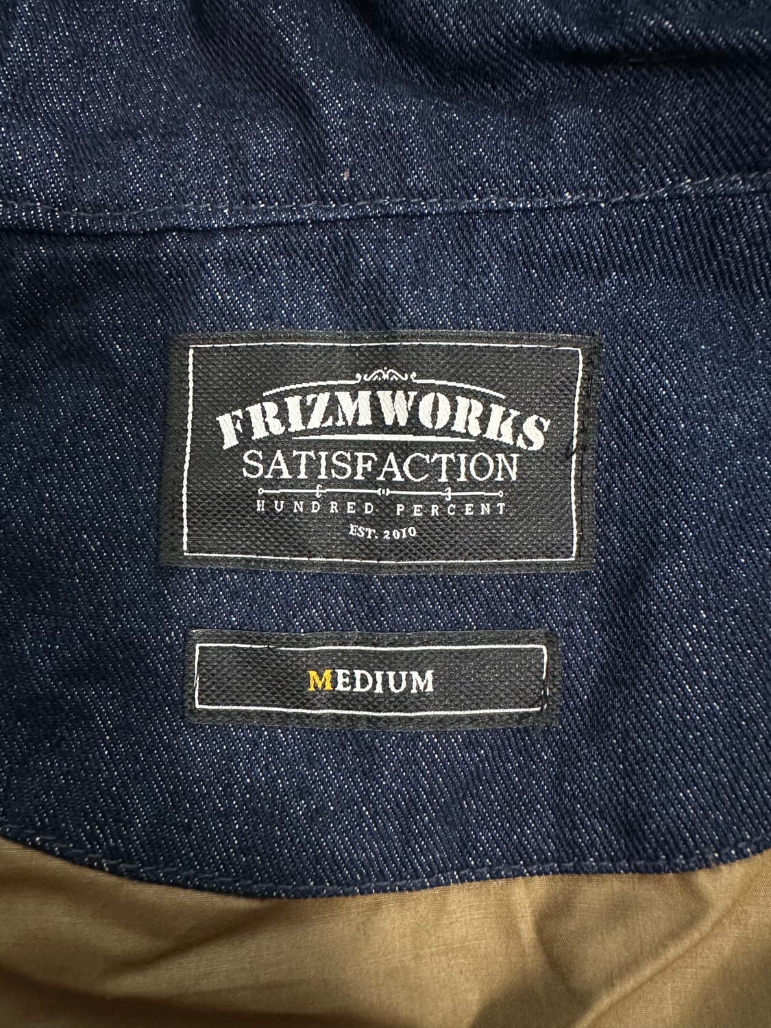 프리즘웍스 데님 후드 집업 M 상품이미지7