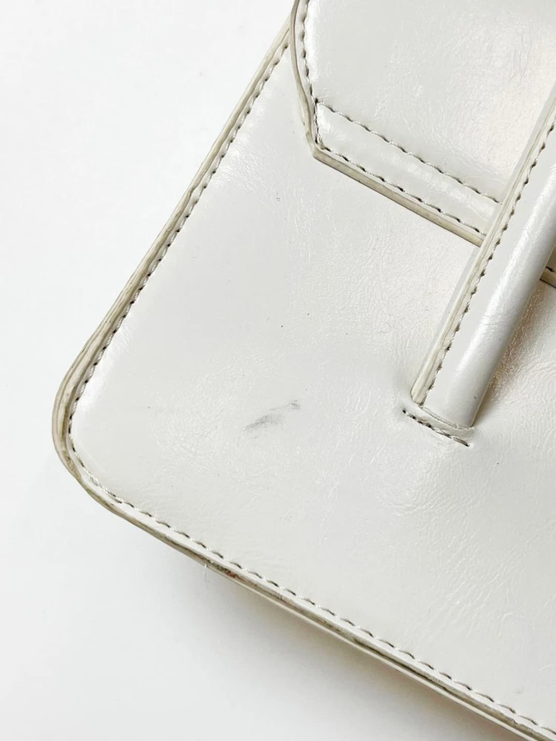 Selected 비건 가죽 미니멀리즘 숄더백 A1592 상품이미지8