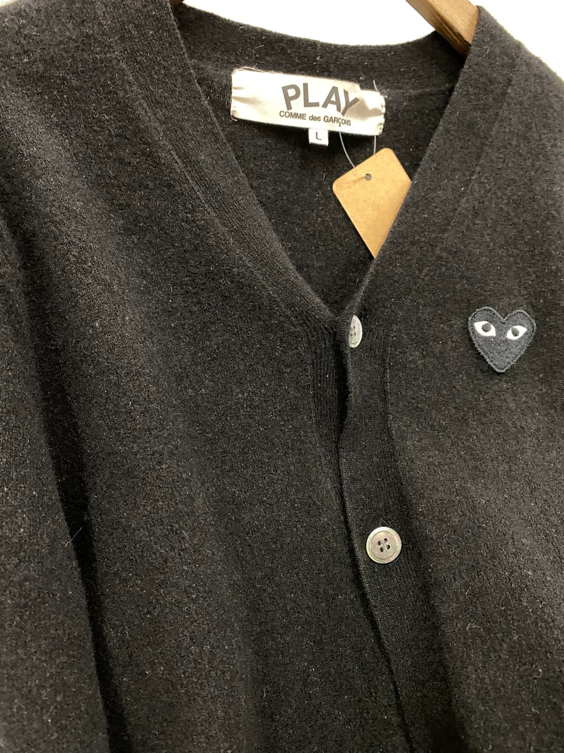 꼼데가르송 블랙와팬 가디건 상품이미지2