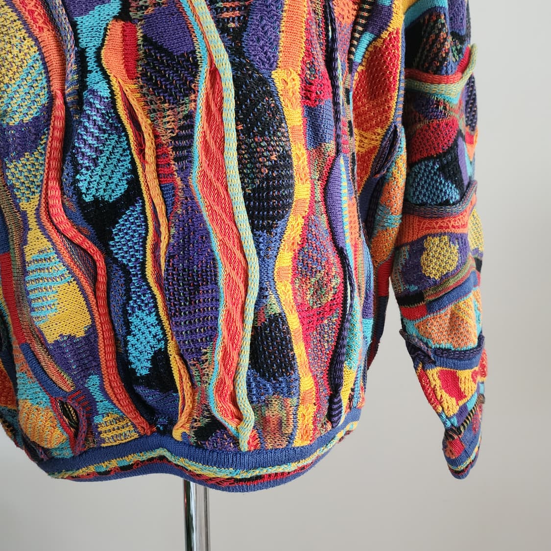 TUNDRA 툰드라 케이블 패던 니트 여성 빈티지 스웨터 상품이미지4