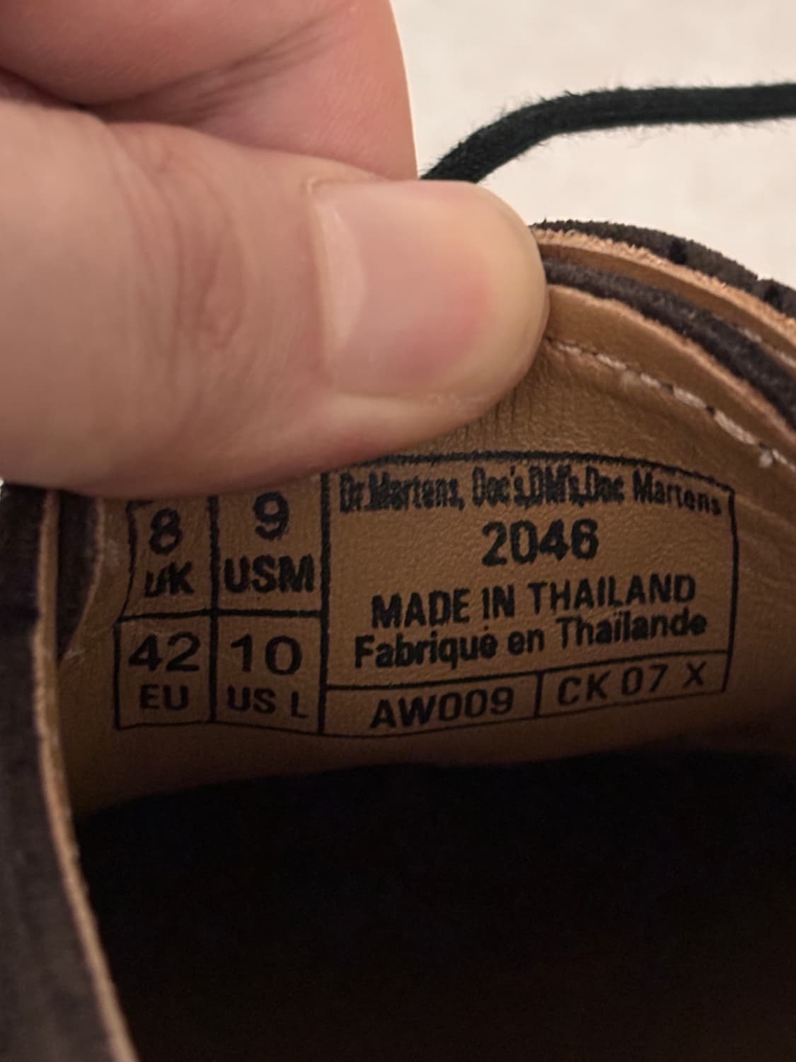 닥터마틴 2046 더비 - 에이징된 다크브라운 스웨이드 (270) 상품이미지7