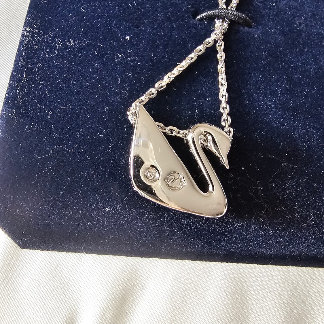 스와로브스키 백조 스완 목걸이 펜던트 2~3회착 상품이미지4