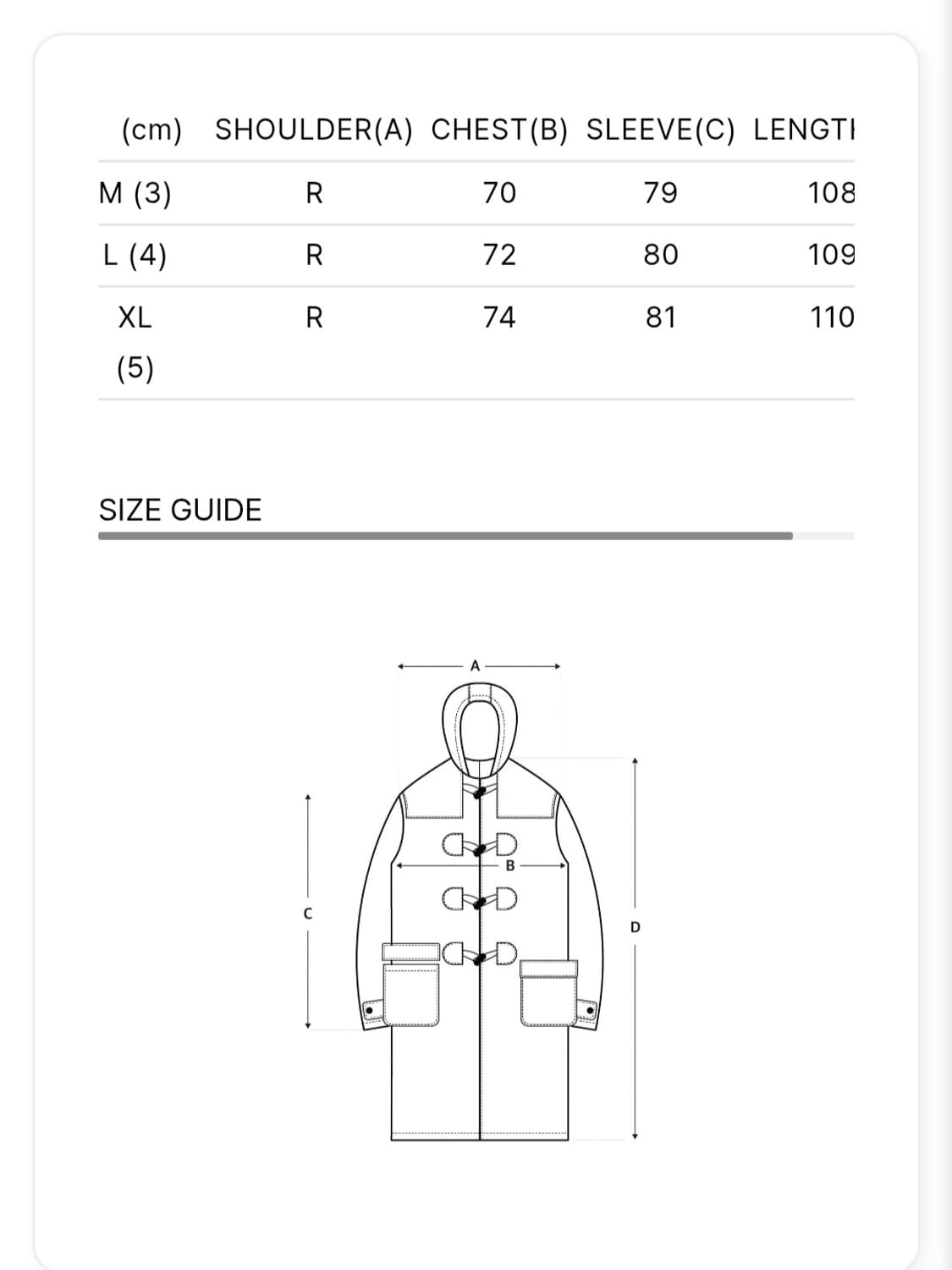 Kolor 24aw 더플코트 duffel coat 꼼데 네이비 3사이즈 상품이미지4