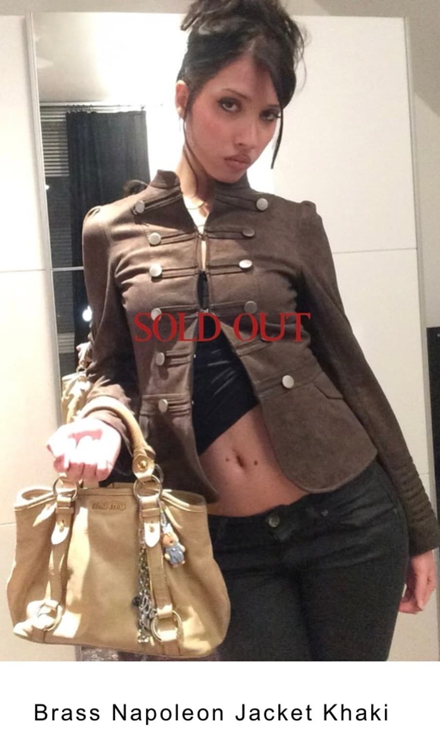 스컬프터 나폴레옹 자켓 카키 상품이미지3