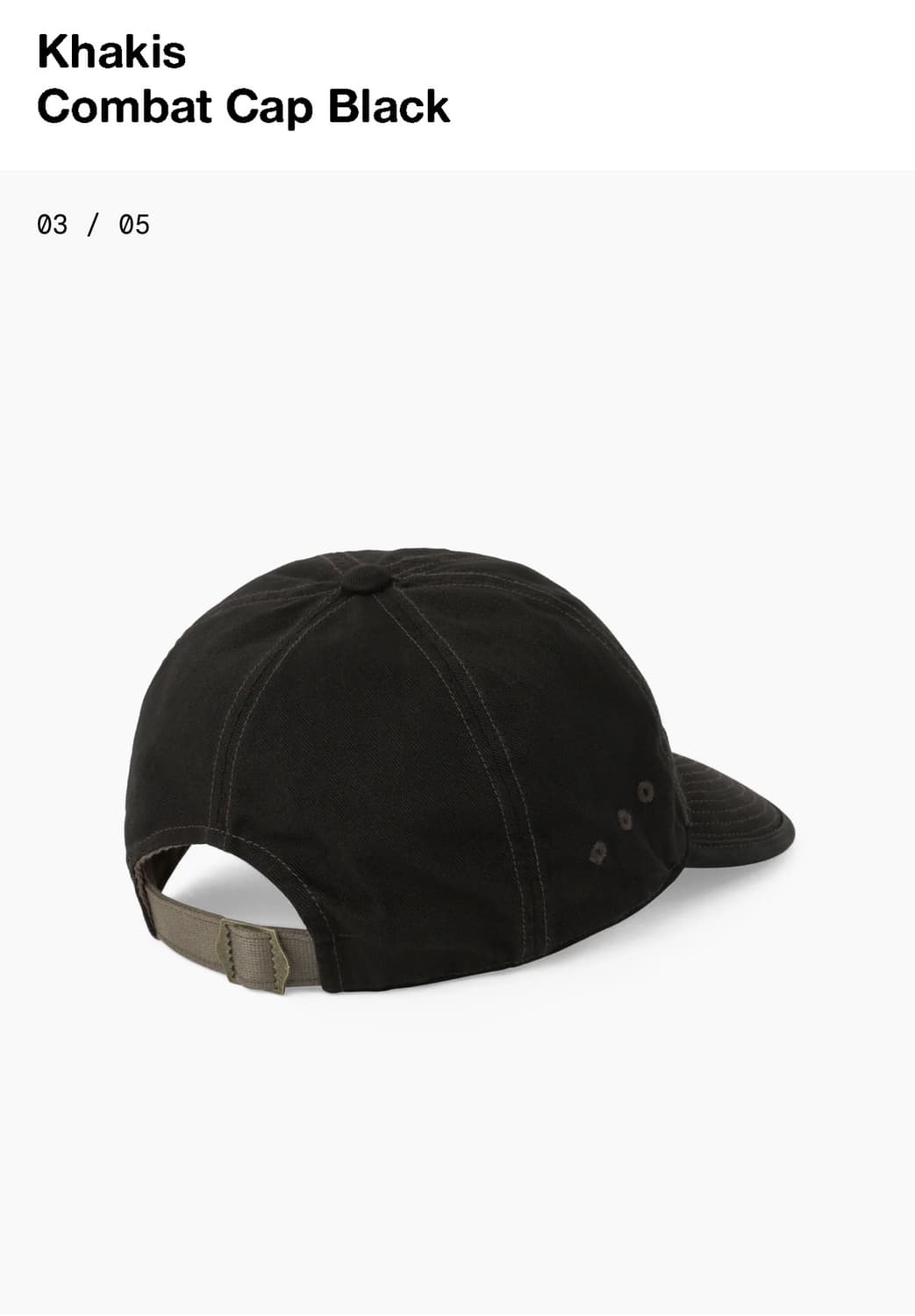 Khakis combat cap 상품이미지2