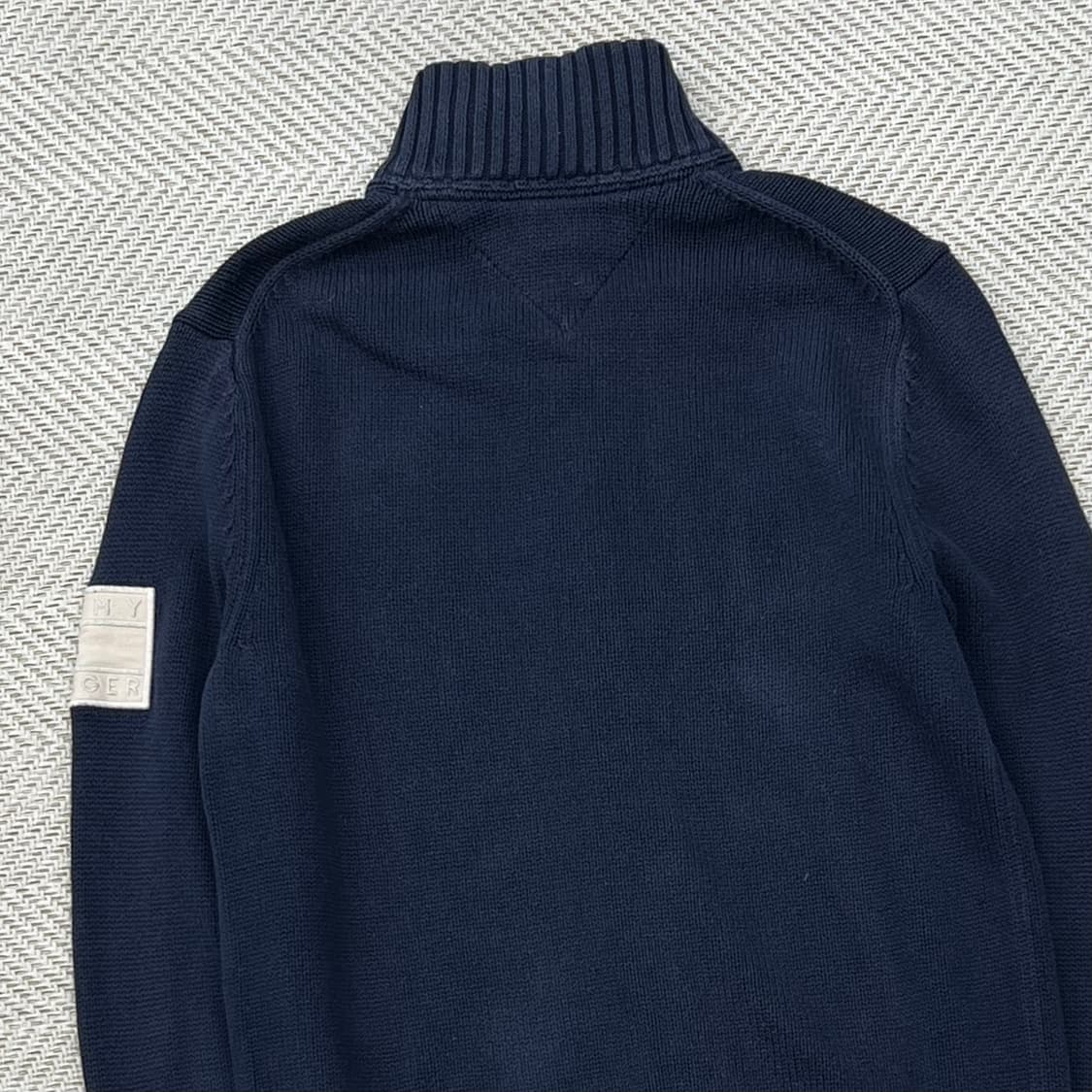 타미힐피거 자수 패치 니트 집업 r2589 상품이미지4