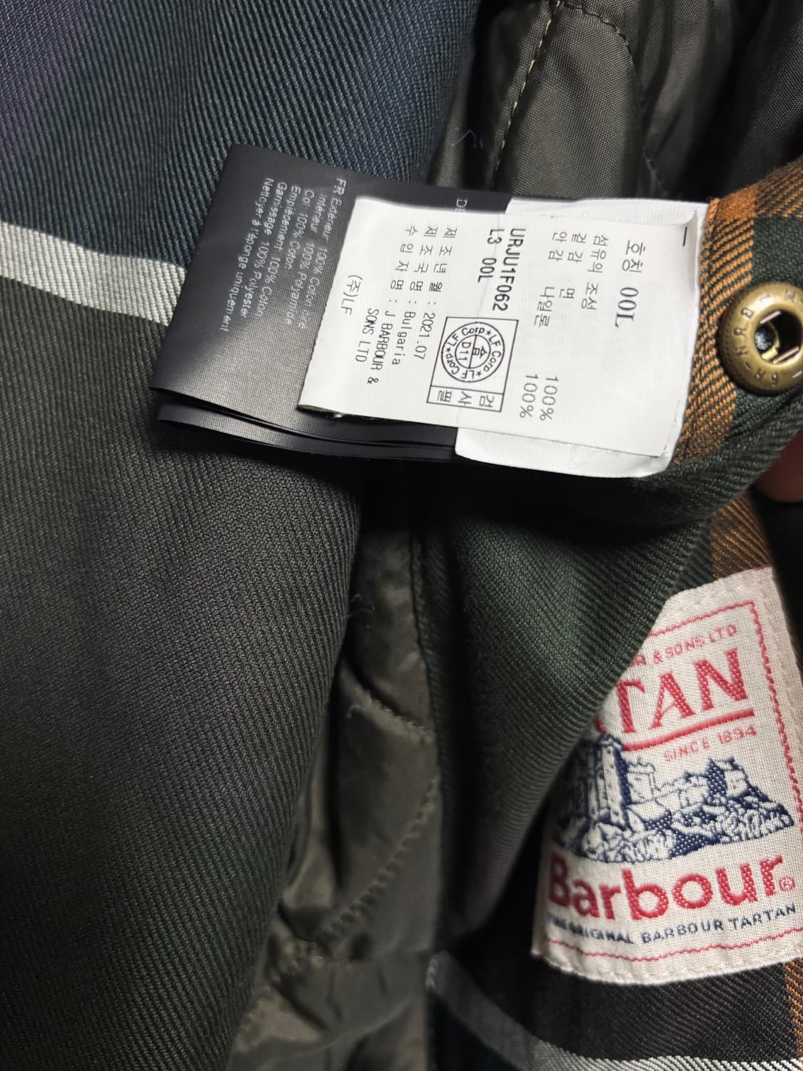 Barbour 바버 클래식 오일드 왁스 자켓 상품이미지4