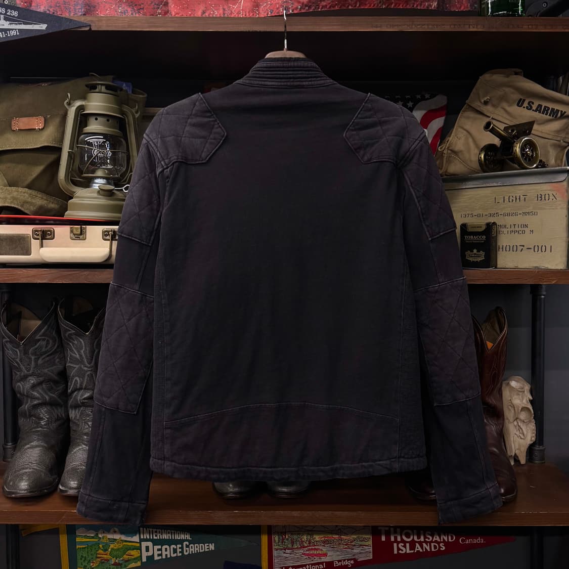 폴로 랄프로렌 신형 라벨 피그먼트 워싱 코튼 바이커 라이더 자켓 N238 상품이미지2