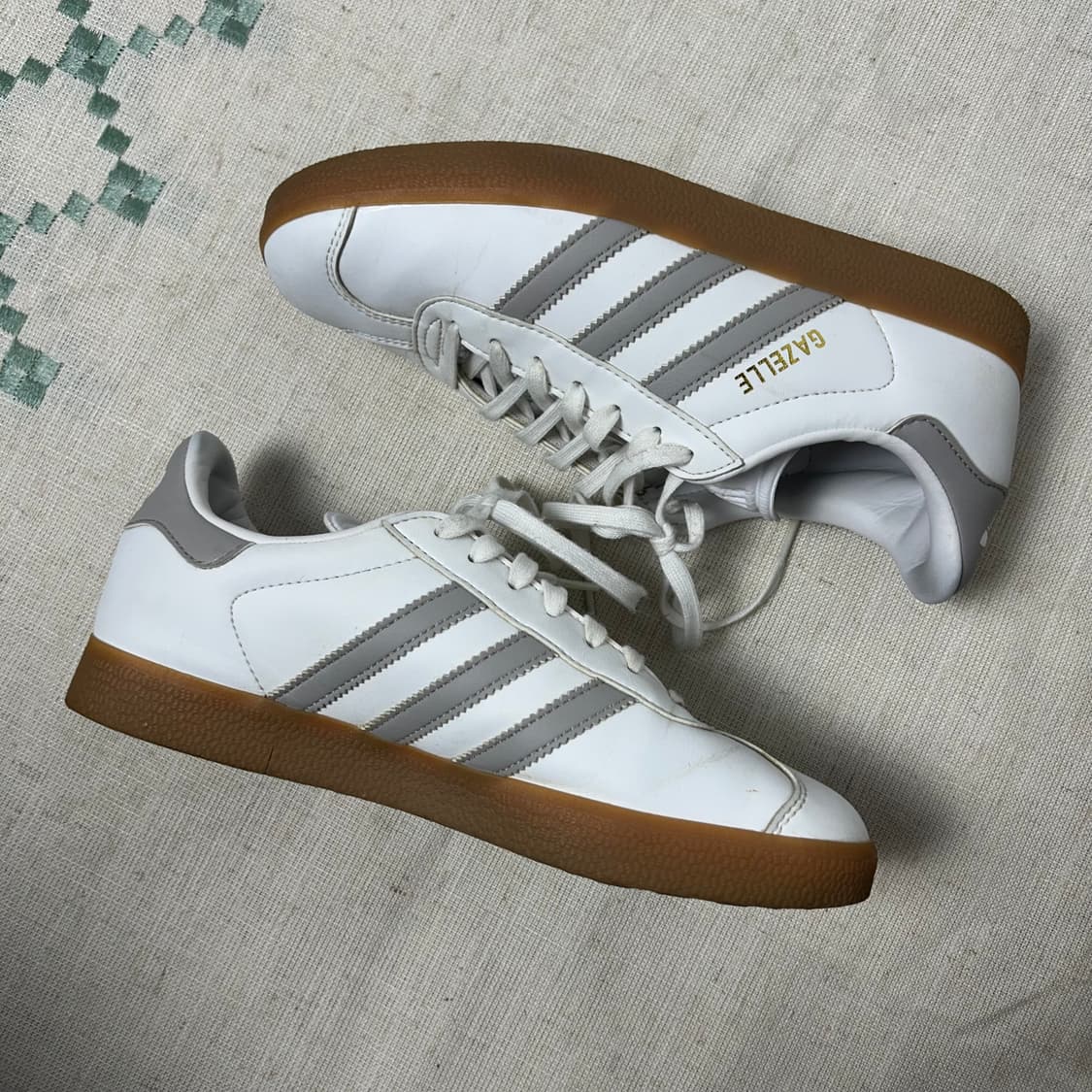 [adidas] 아디다스 가젤 화이트 그레이 상품이미지3
