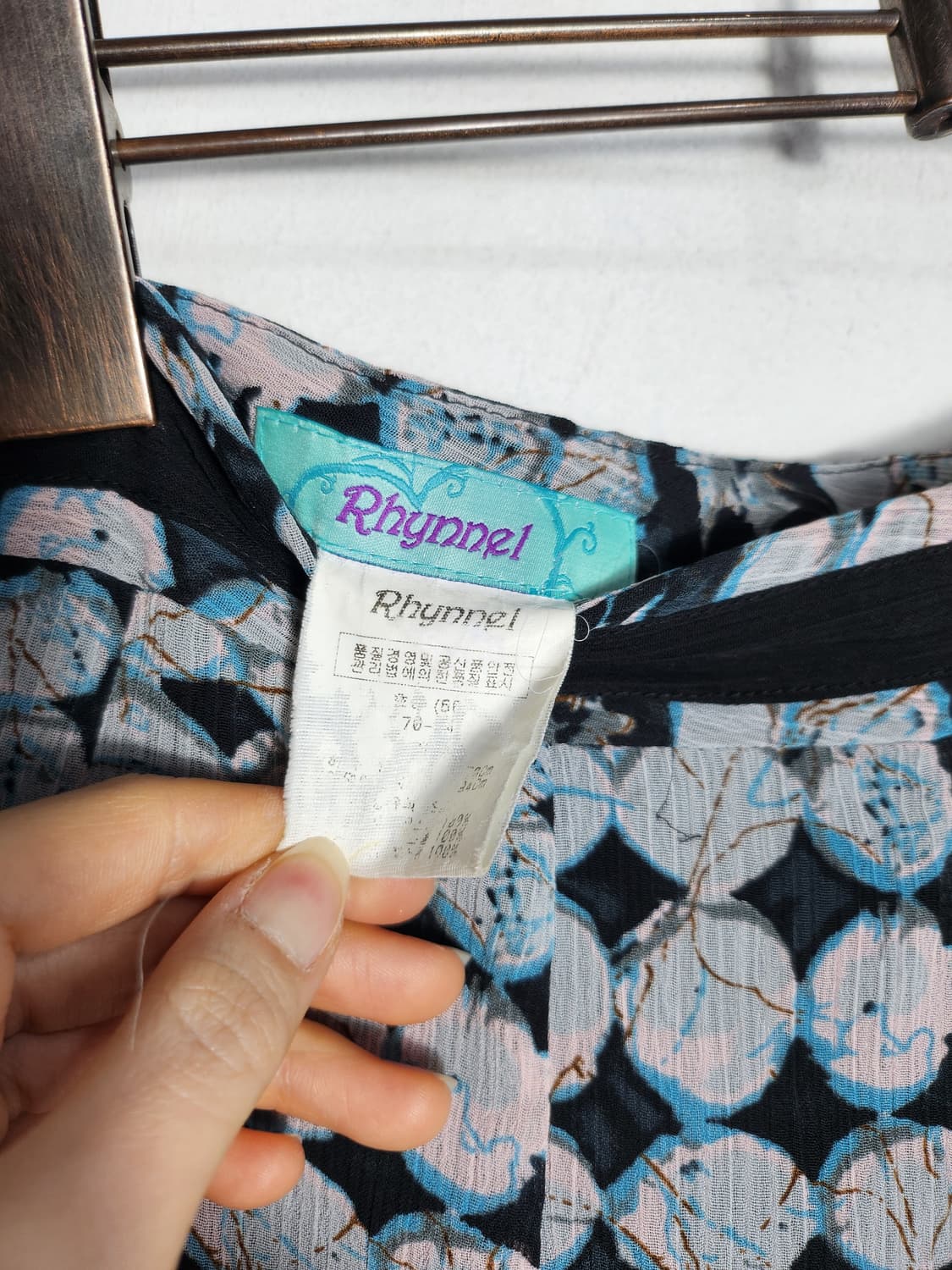 Rhynnel 레이어드 플리츠 미디 스커트 상품이미지2