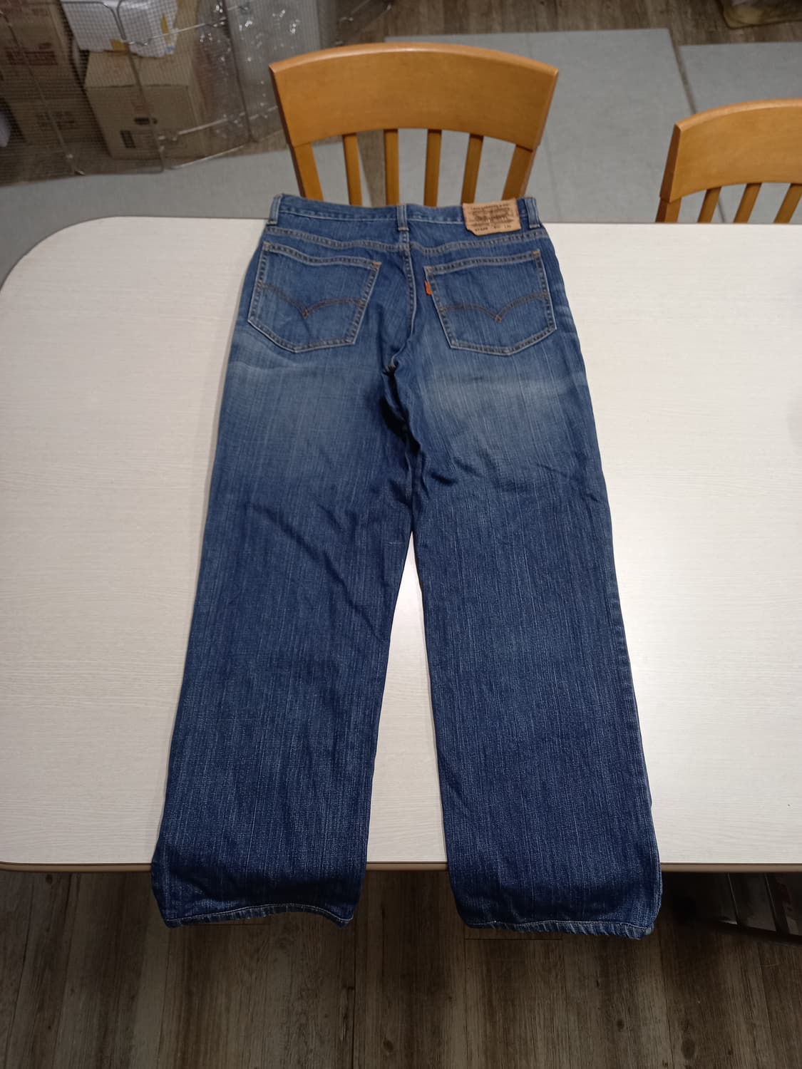 32 리바이스OT220 오렌지탭 워싱 스판 세미와이드진 32-252 상품이미지2