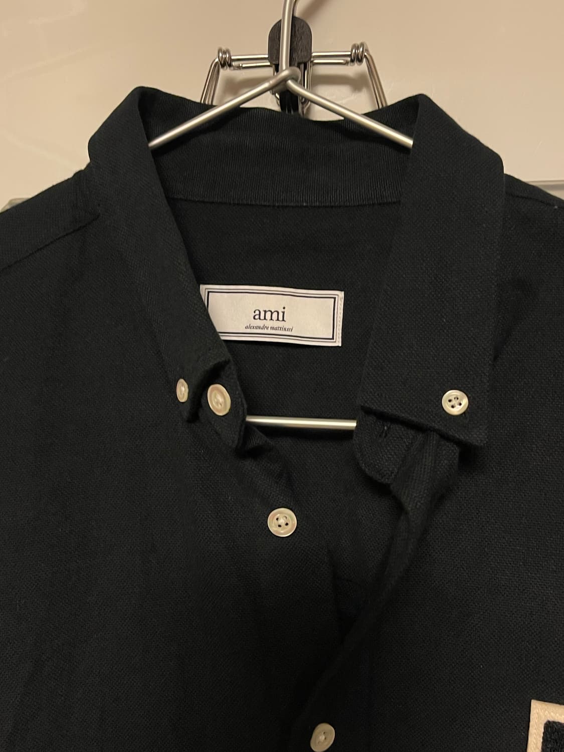 아미(AMI) 블랙 옥스퍼드 셔츠 상품이미지3