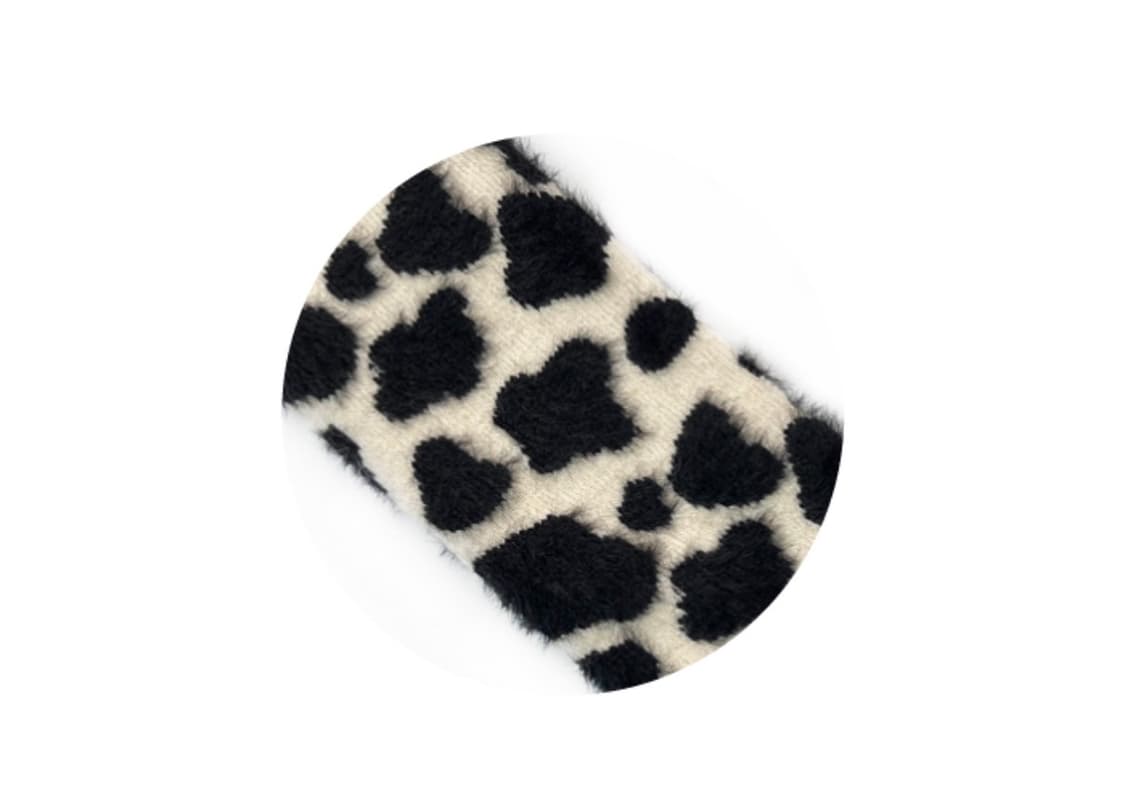 위글위글 얼룩무늬 앙고라 양말 상품이미지4