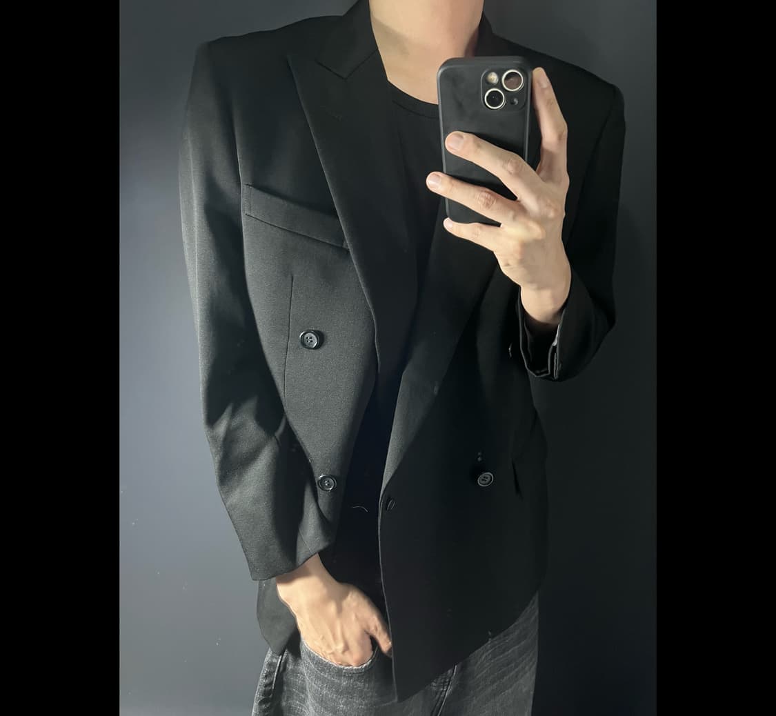 FARAGO 울 더블 블레이저 상품이미지1