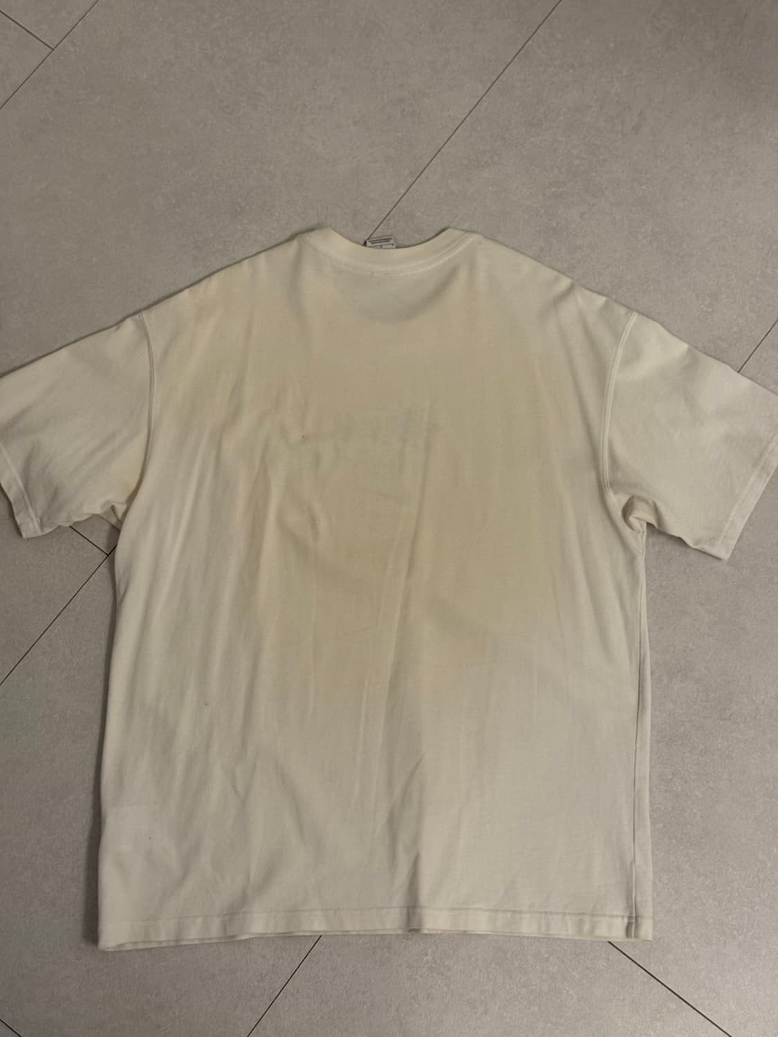 나이키x스투시 월드투어 티셔츠 화이트 US/EU M사이즈 상품이미지3