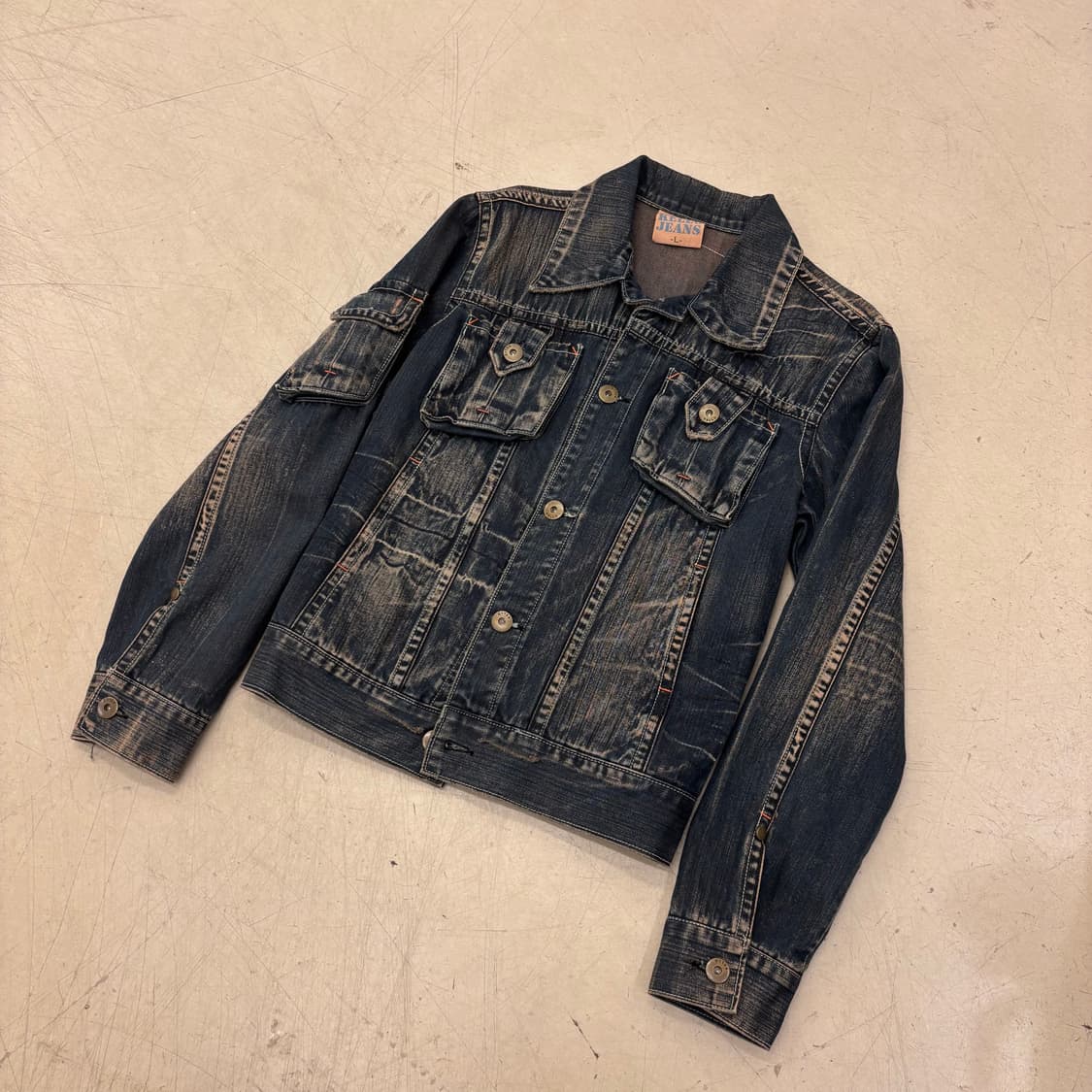 Kello jeans 워싱 데님 자켓 상품이미지1