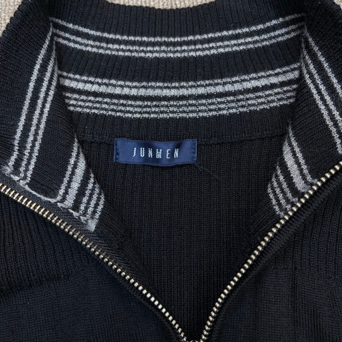 jun men japan 준맨 니트 집업  상품이미지3
