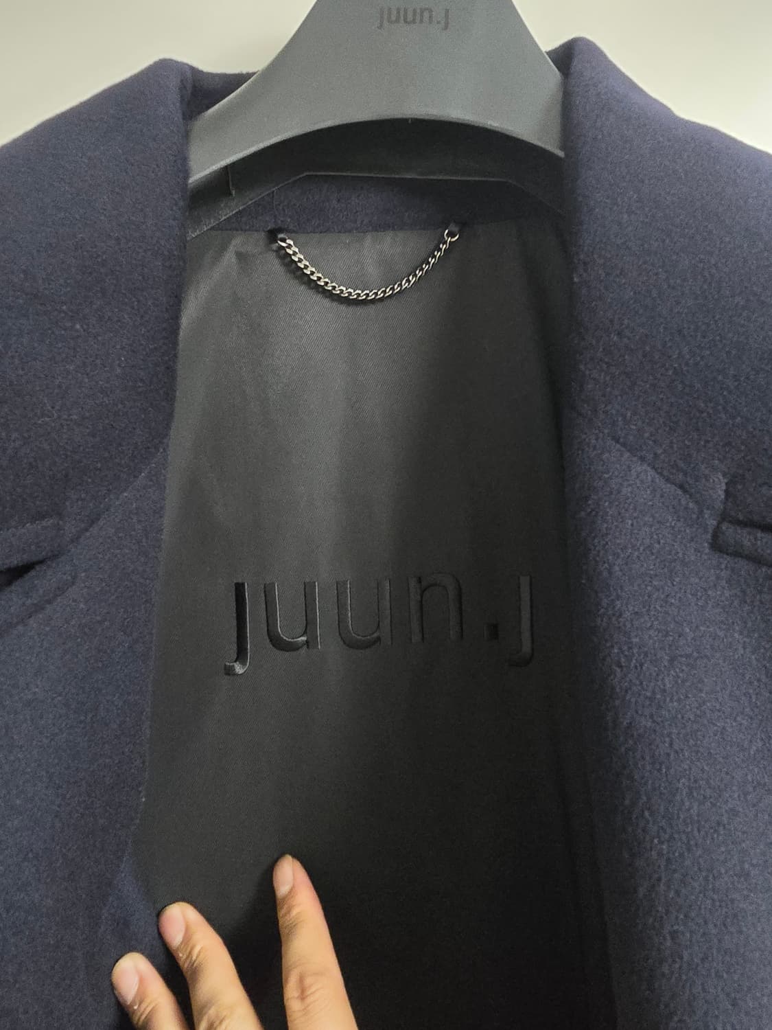 준지/25fw울캐시맥시코트네이비/50사이즈 상품이미지1