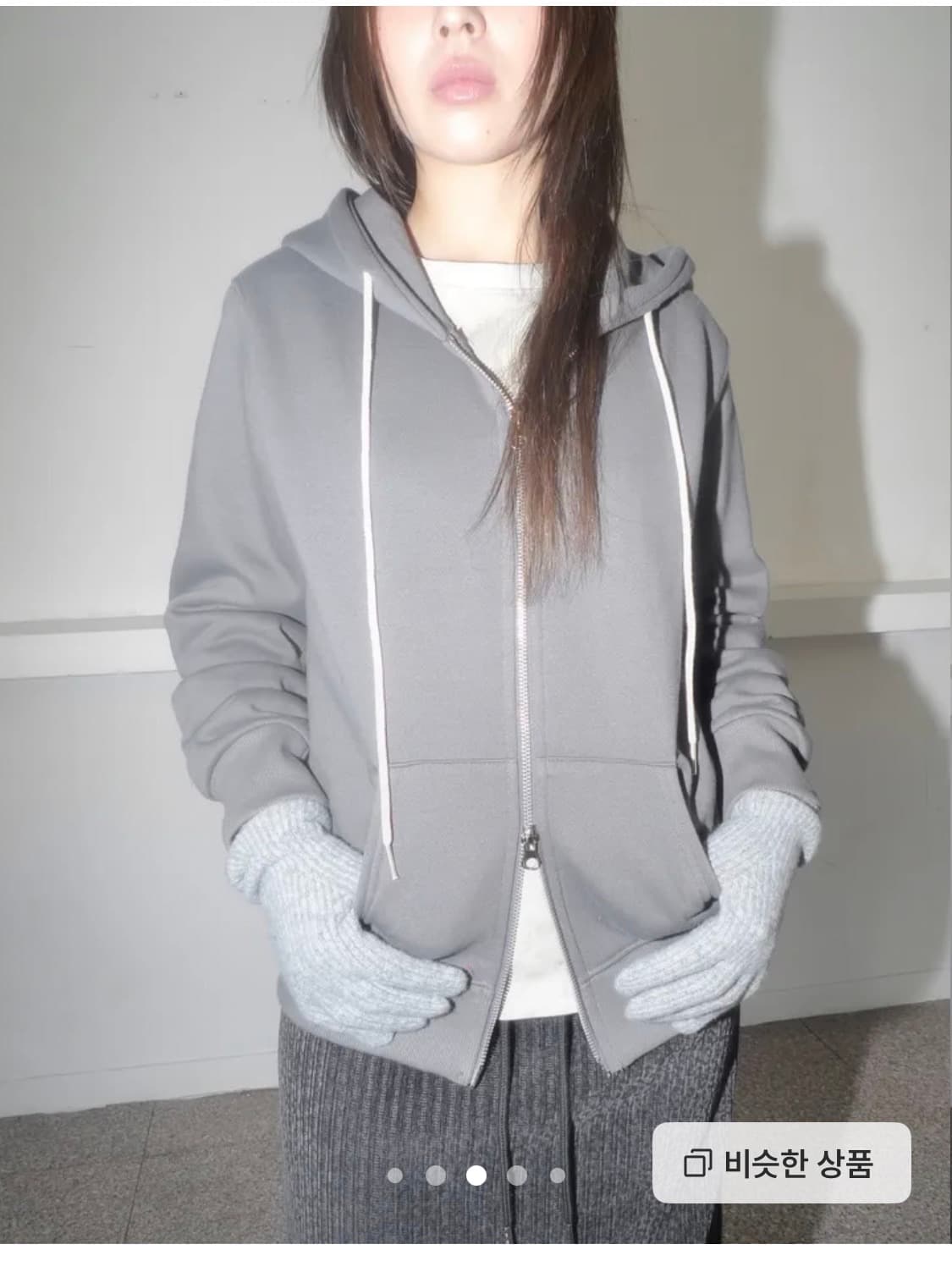 레귤러핏 후드집업 상품이미지1