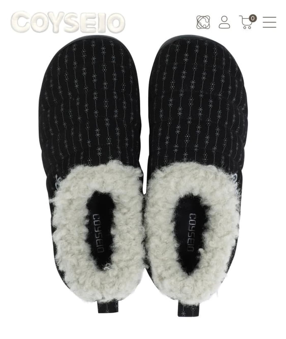 코이세이오 스부 콜라보 패딩 슈즈 블랙 00사이즈 미개봉 상품이미지1