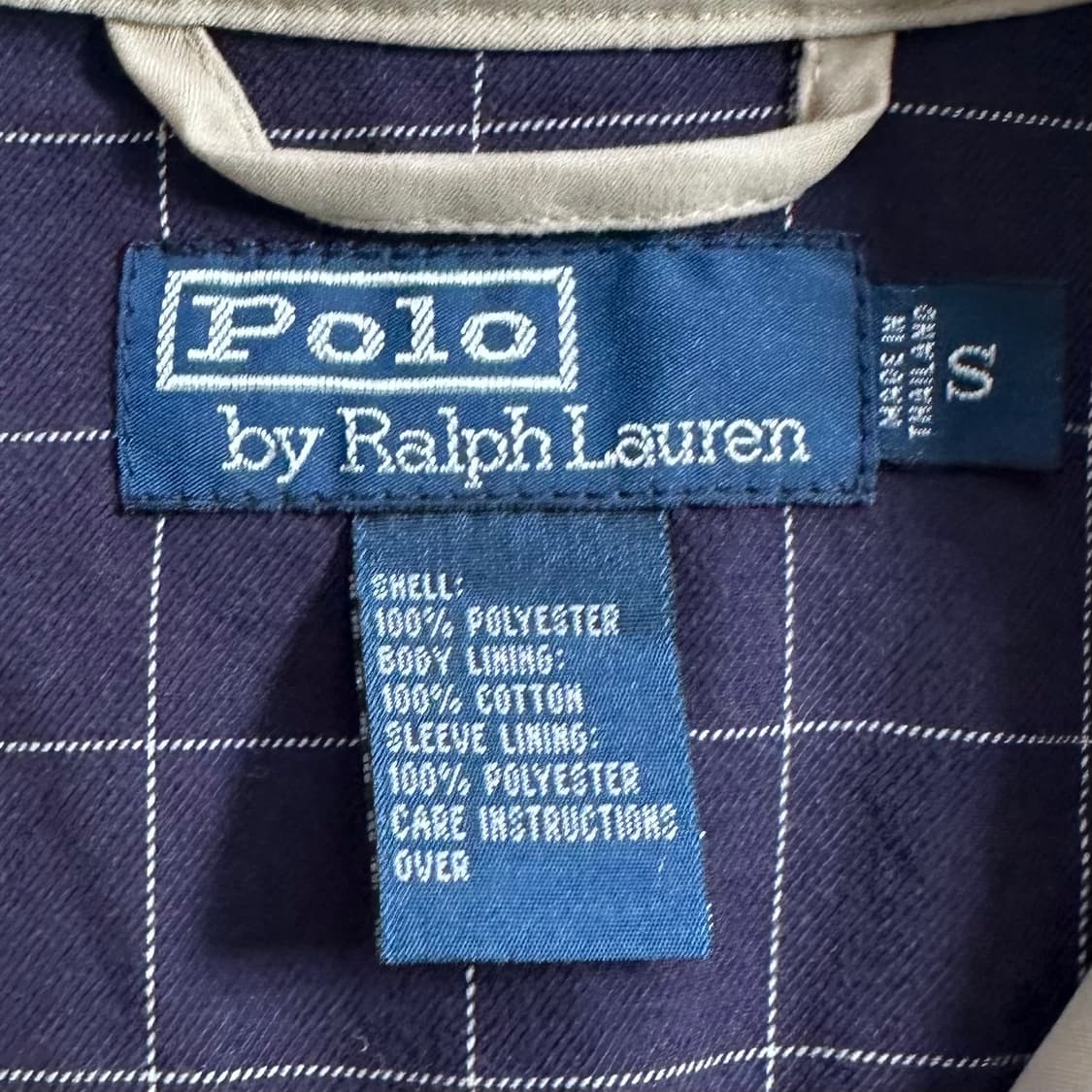 폴로 랄프로렌 베이지 폴리쉘 자켓 상품이미지6