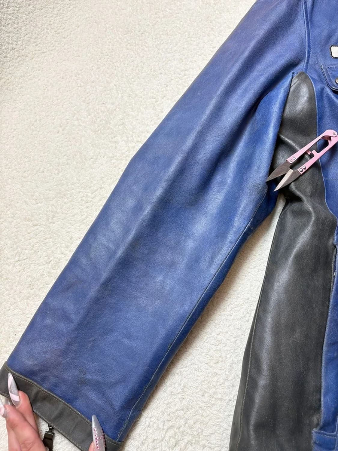 아디다스 00's W.RohRL 소가죽 라이더 자켓 PN6608 상품이미지5