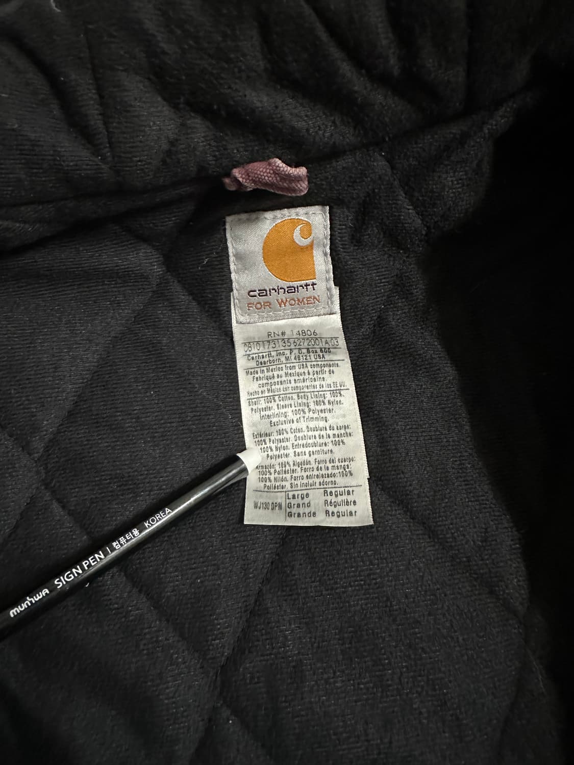 칼하트 WJ130 DPM액티브 자켓 상품이미지5