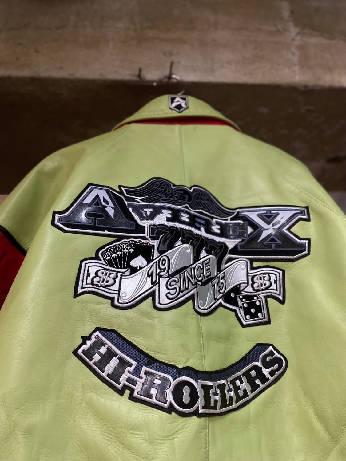 90s AVIREX 하이롤러 바시티 자켓 XXXL 상품이미지1