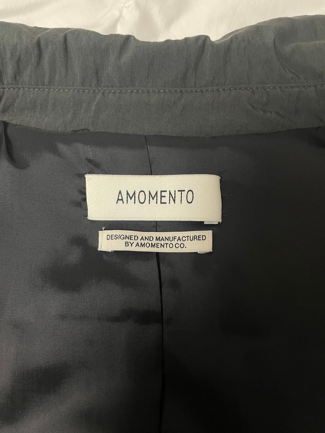 [AMOMENTO] CROP PADDED JACKET BLACK 상품이미지6