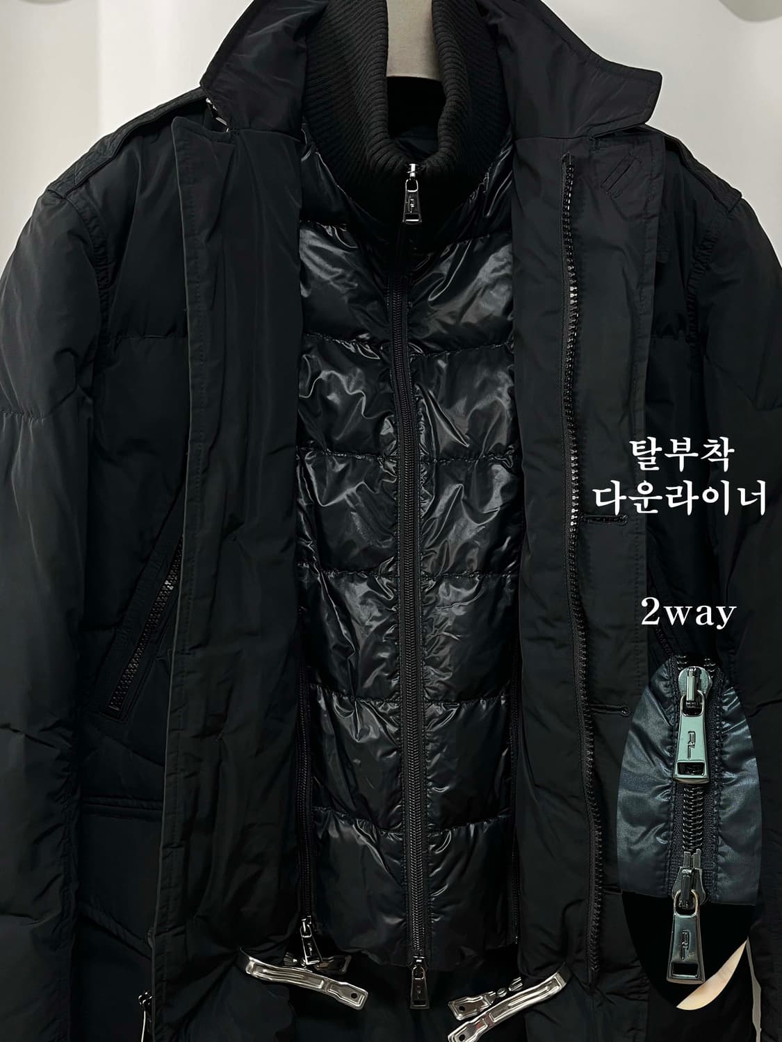 폴로 랄프로렌 블랙 유틸리티 모호크 패디드 다운 필드 자켓 상품이미지6