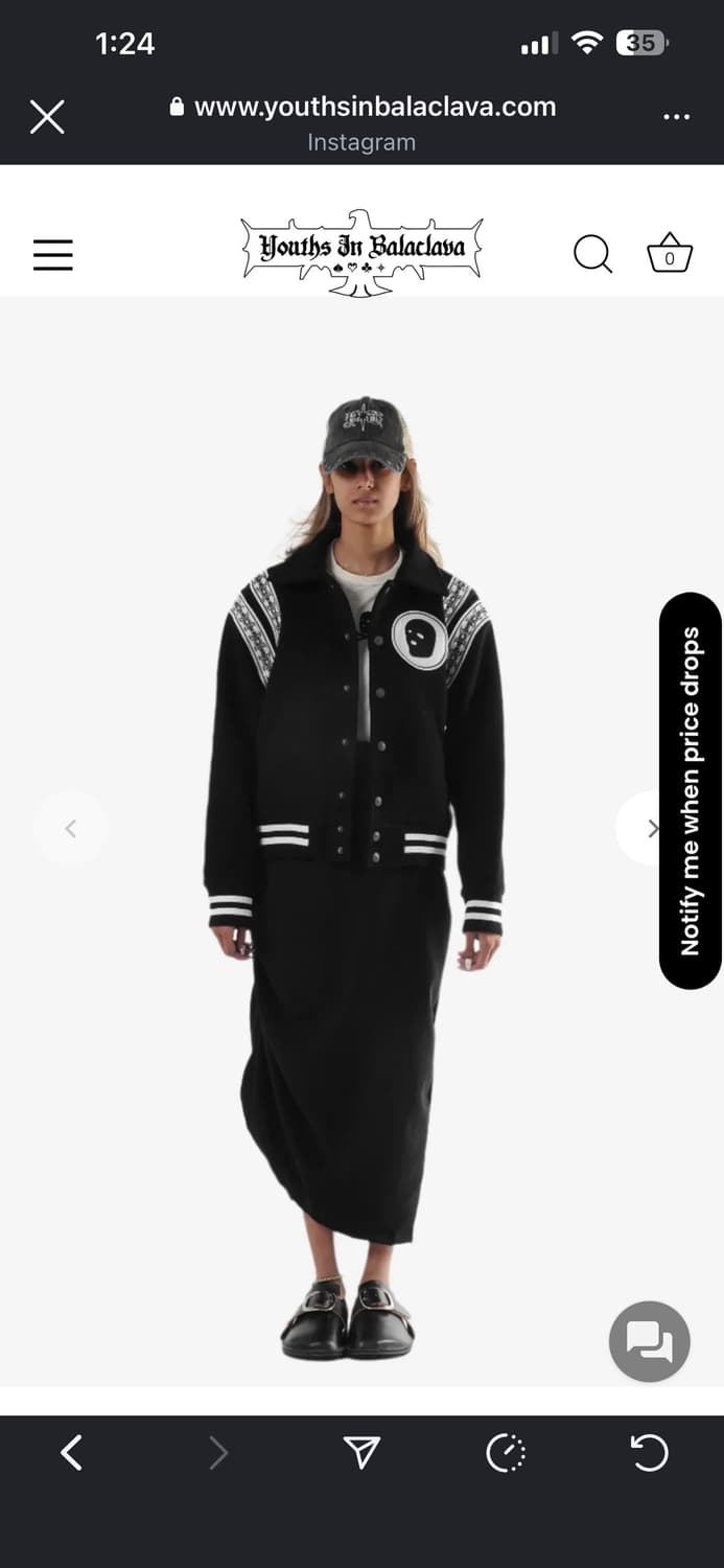 유스 인 바라클라바 울 자켓 상품이미지9