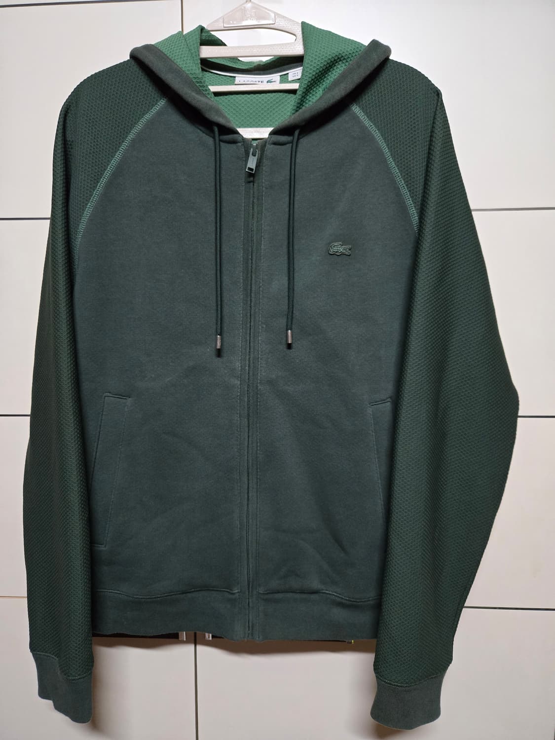 라코스테 딥그린 후드 집업 상품이미지3