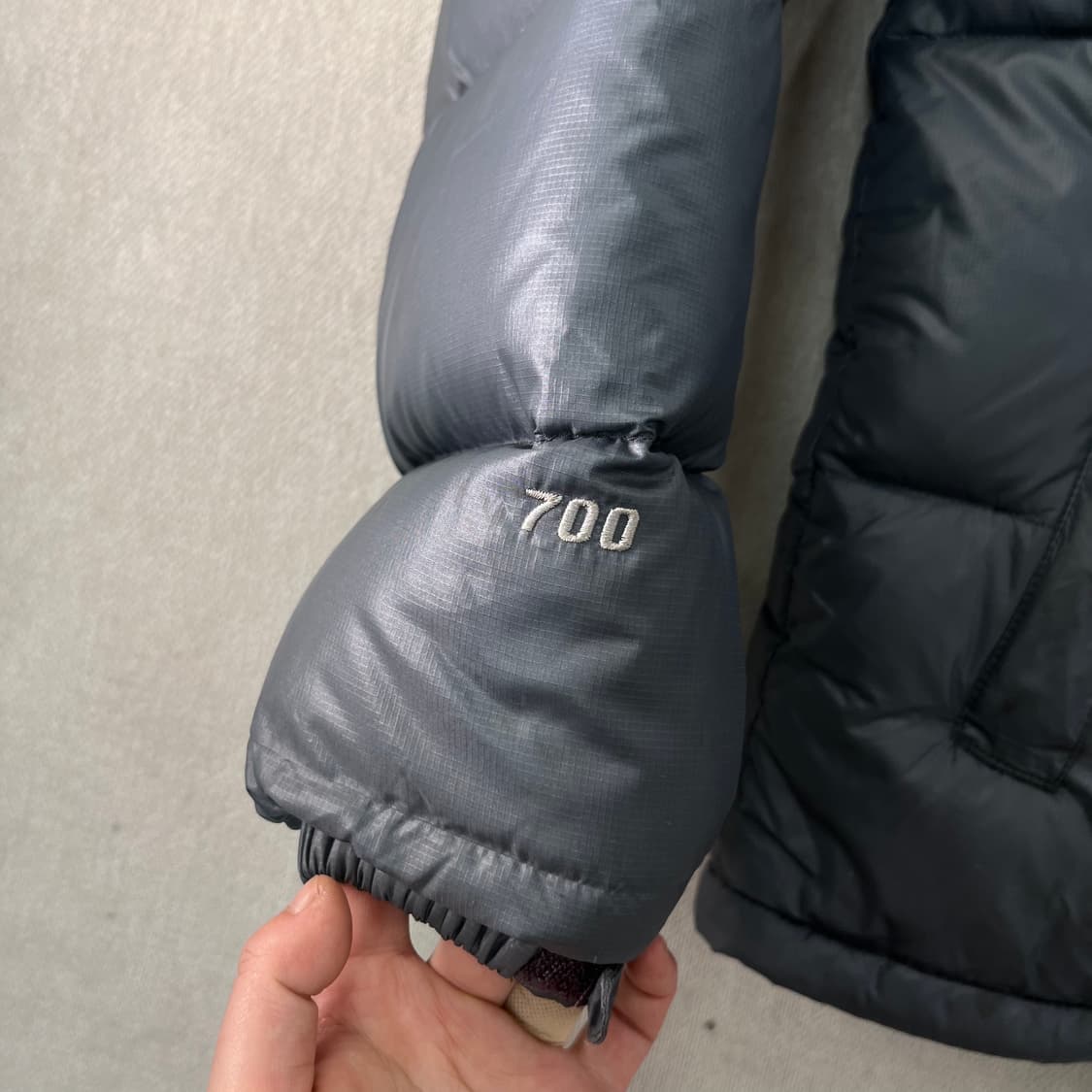 95 노스페이스 1996 700 눕시 그레이 패딩 상품이미지4