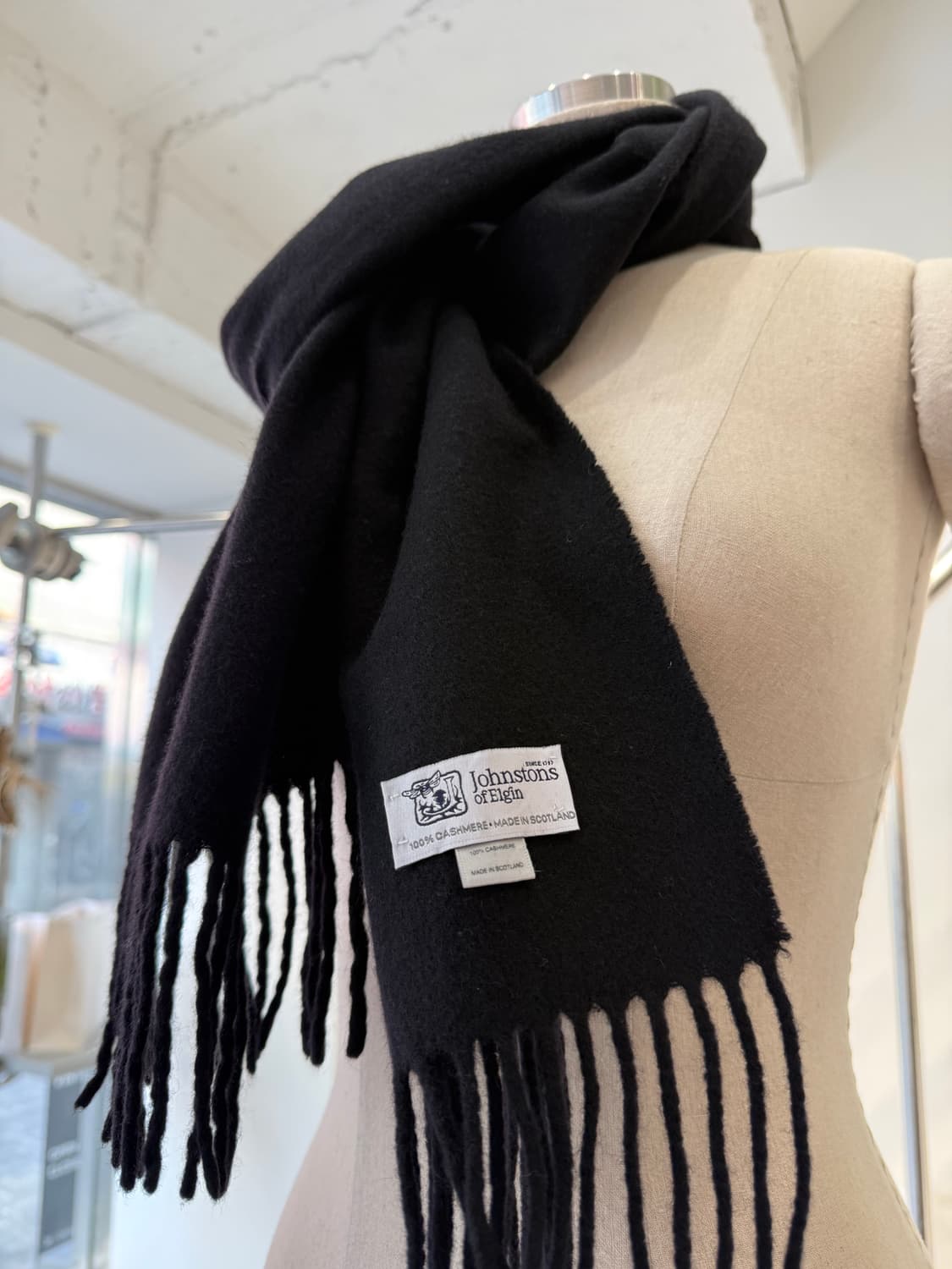 존스톤스 오브 엘긴 캐시미어 머플러 상품이미지1