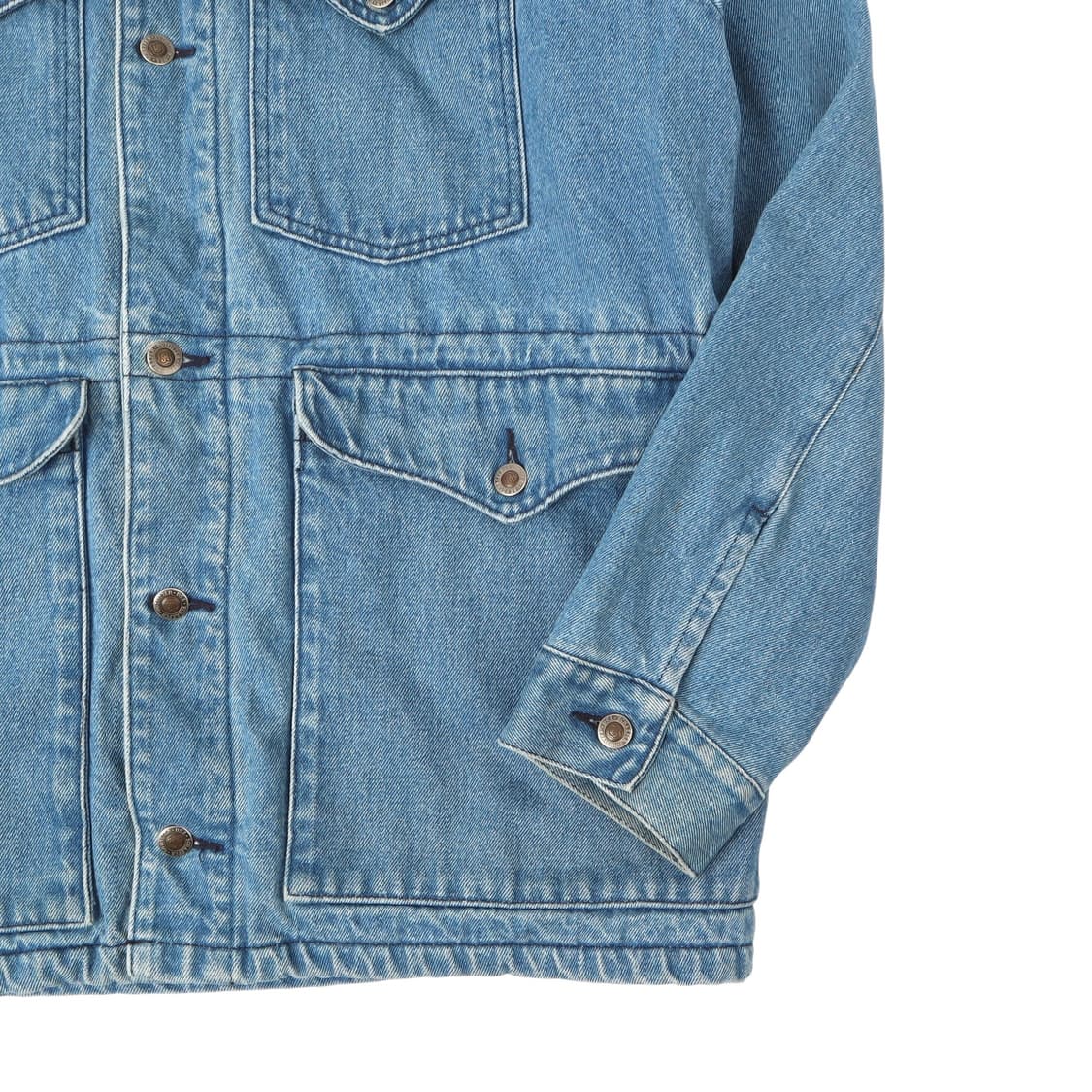 90s Schaefer outfitter 쉐르파라이너 데님 초어코트 상품이미지4