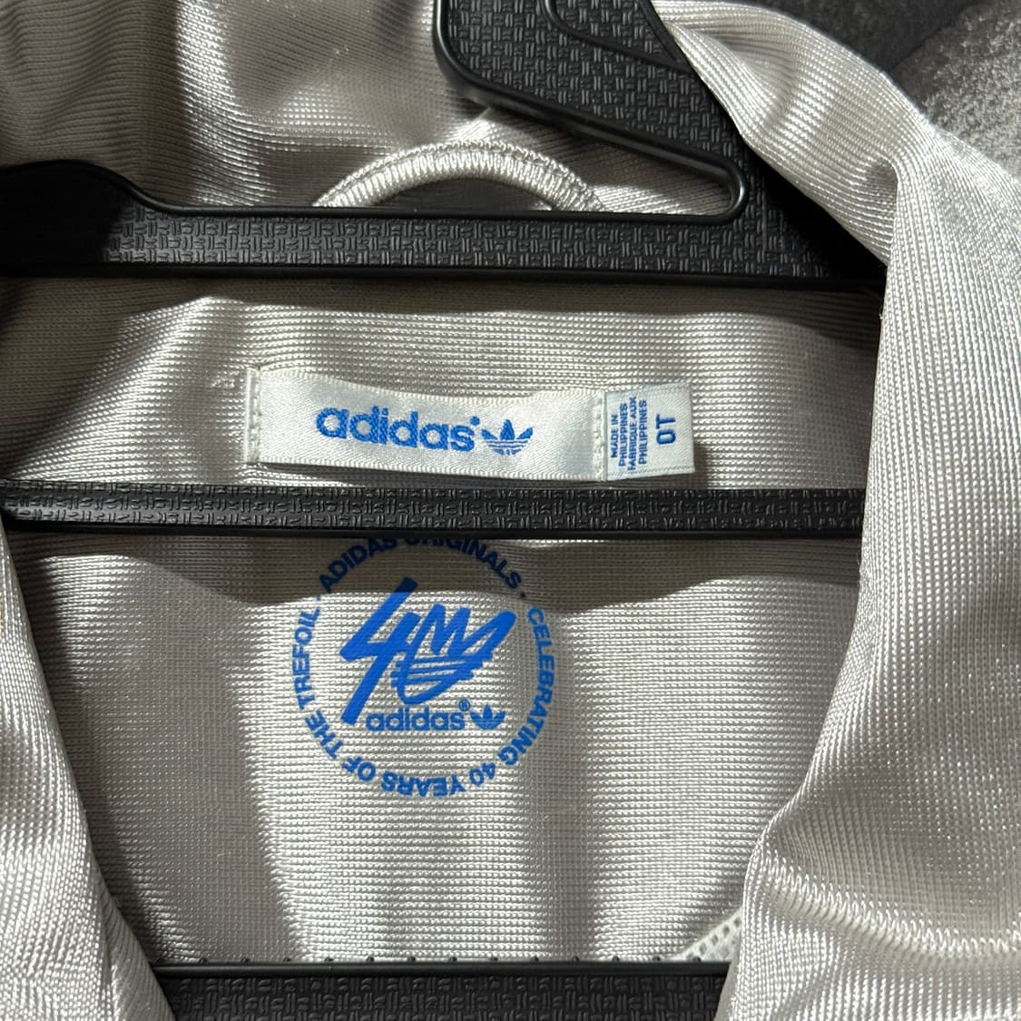 아디다스 파이어버드 40주년 리미티드 실버 저지 자켓 상품이미지4