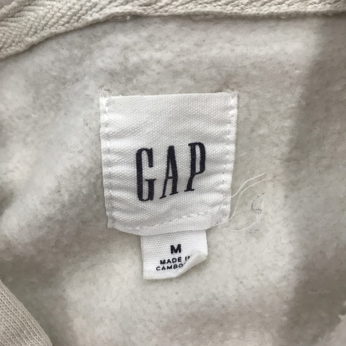 GAP 갭 오트밀 그레이 후드 [M] 상품이미지5