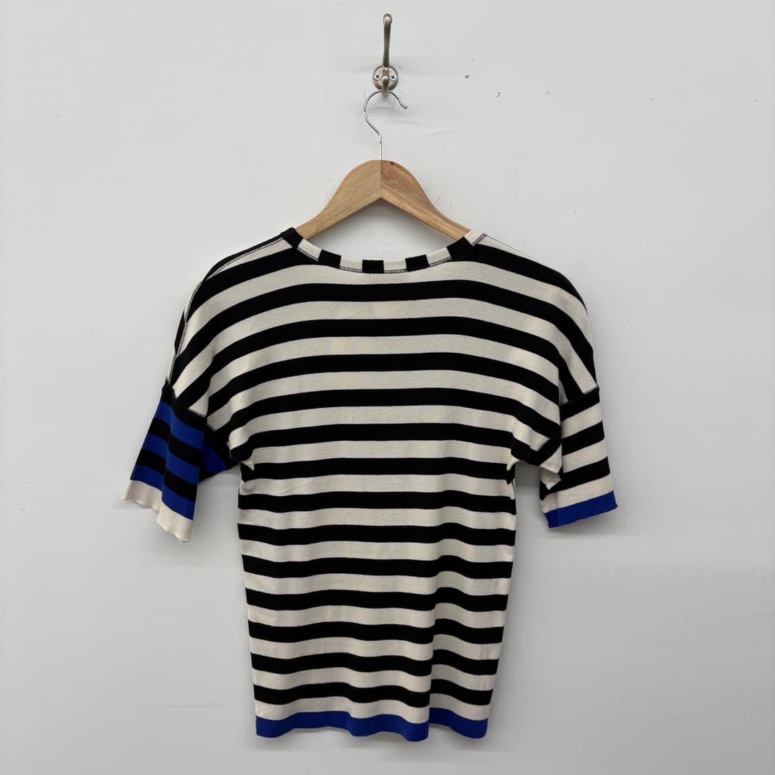 소니아리키엘 스트라이프 반팔 티셔츠 여성 M 상품이미지5