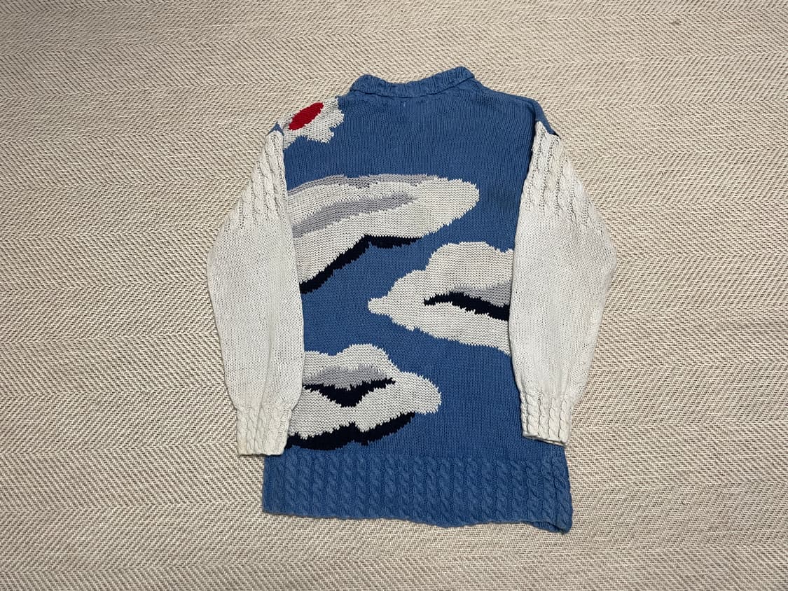 카르두치 성조기 이글 코튼 니트 J03269 상품이미지5