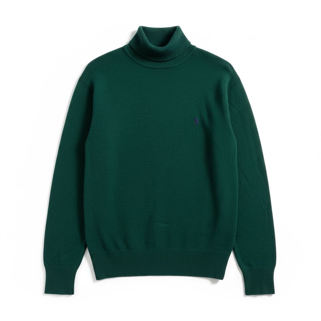 폴로 랄프로렌 그린색 터틀넥 니트 L 상품이미지1
