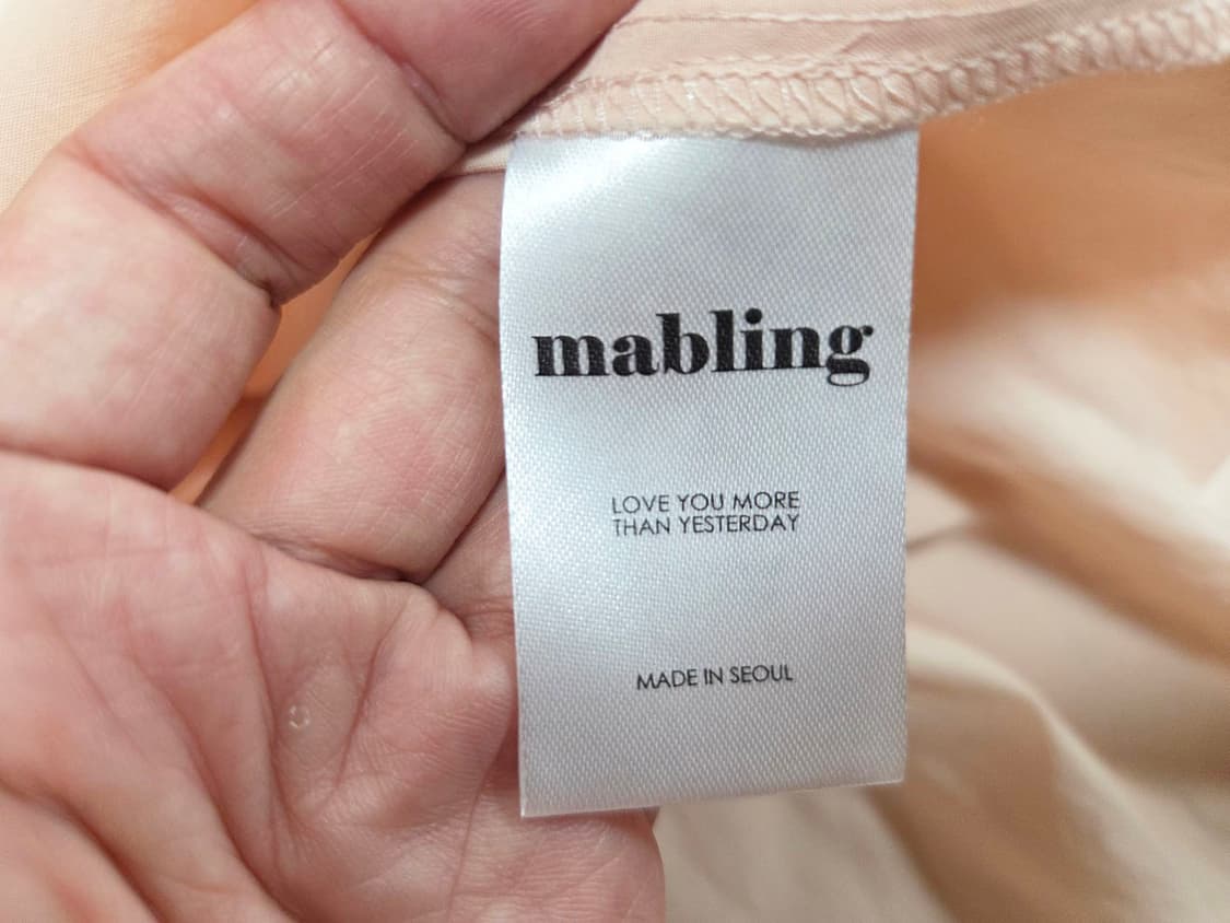 마블링마켓(mabling) 아일렛카라 블라우스 프리사이즈 새상품 상품이미지5