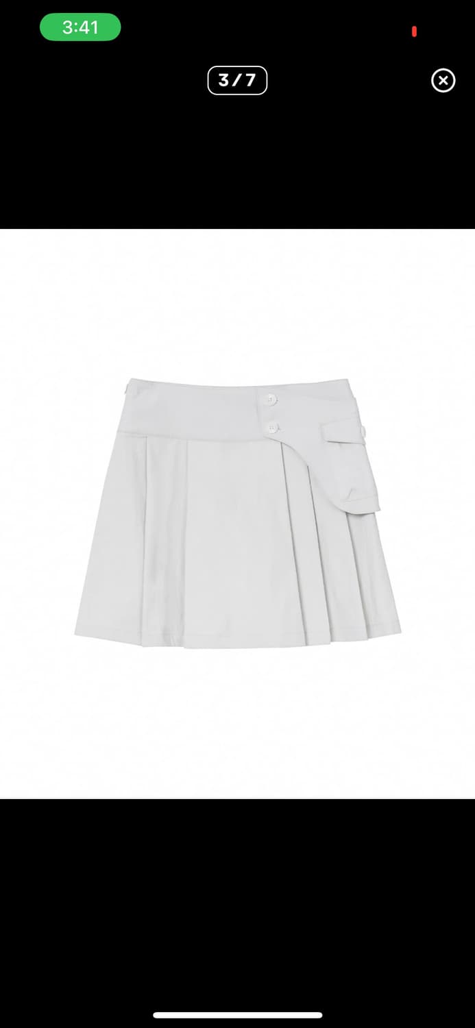 미세키서울 포켓 백 미디 스커트 상품이미지1