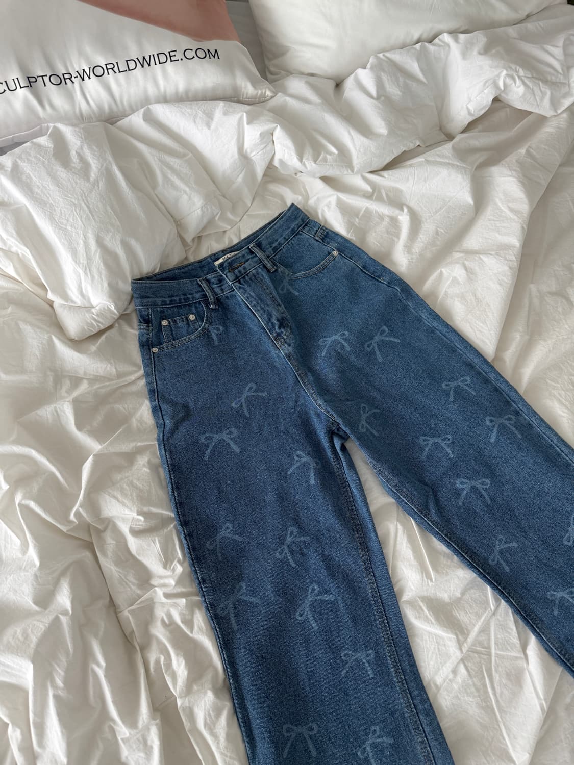 리본 데님 상품이미지2