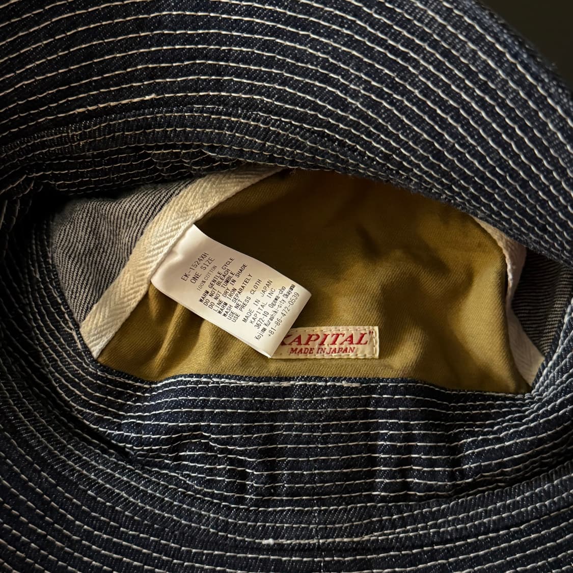 캐피탈 노인과바다 데님 버킷햇 상품이미지2