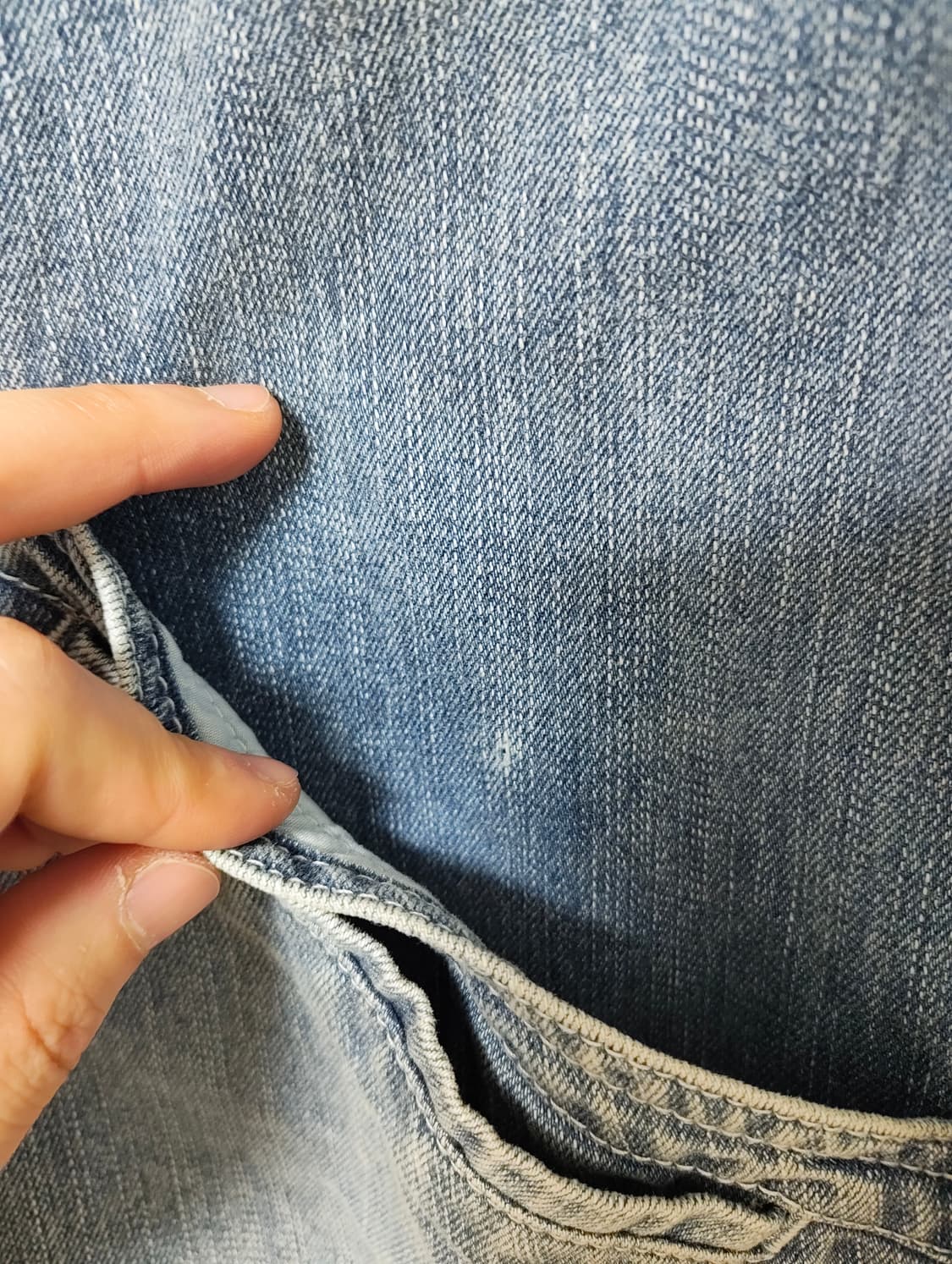 에스피오나지 91 데님 트러커 자켓 라이트 인디고 L 상품이미지4