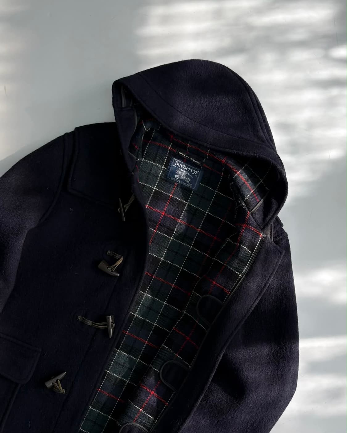 버버리 네이비 울 더플 코트 상품이미지1