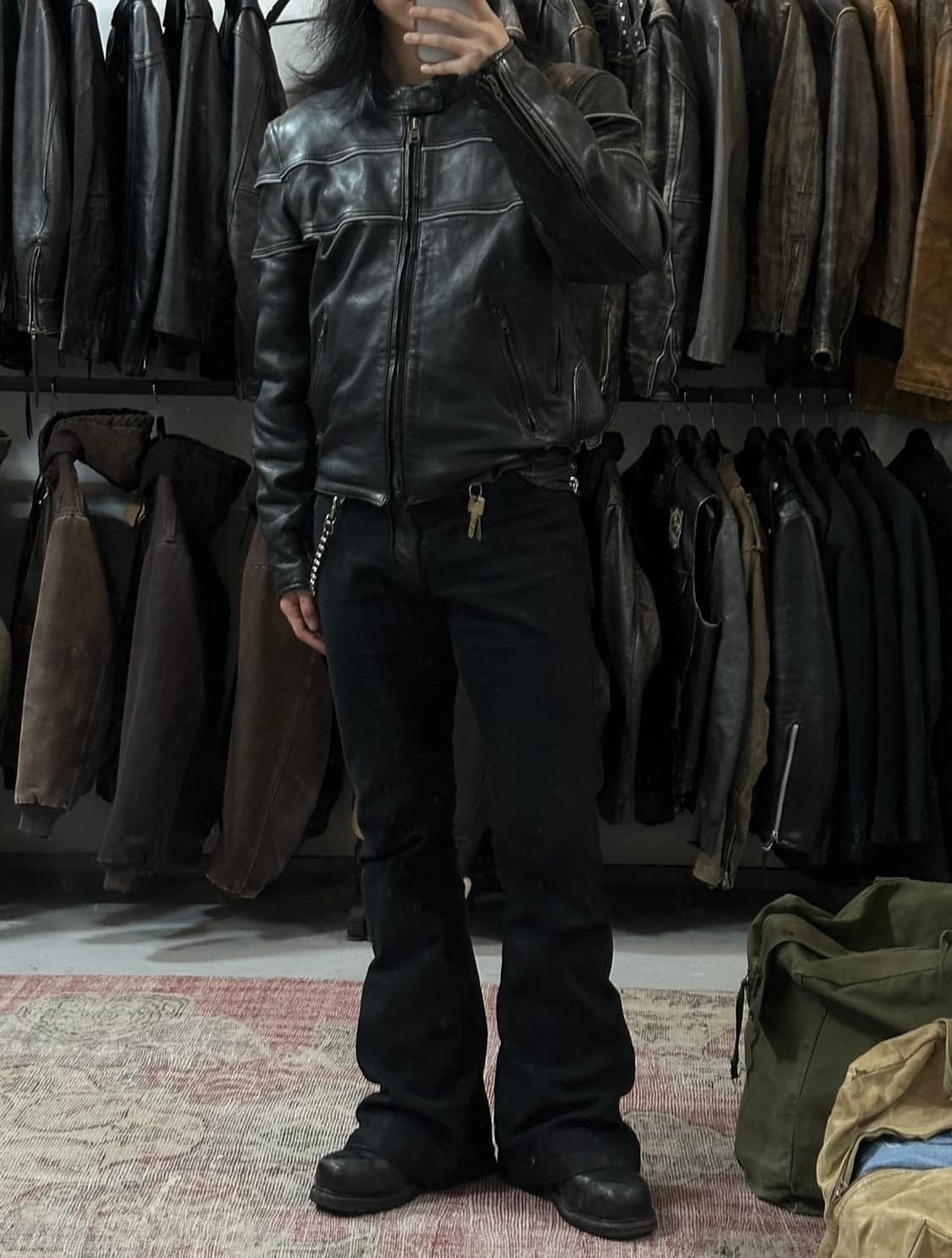 L) 00's 빈티지 레이싱 라이더 자켓 상품이미지4