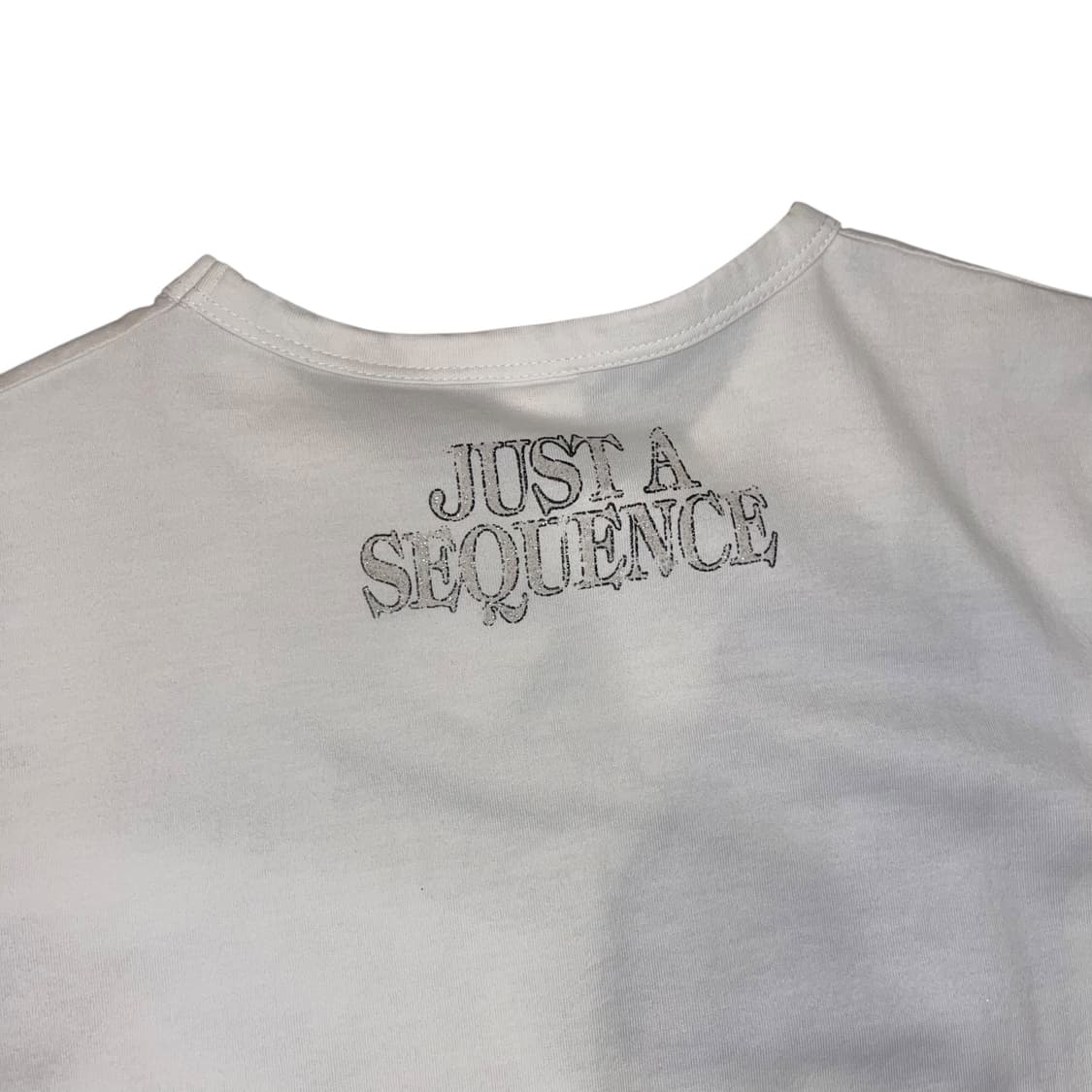 해골 레이스 큐빅 프린팅 반팔티 키치갸루펑크y2k 상품이미지4